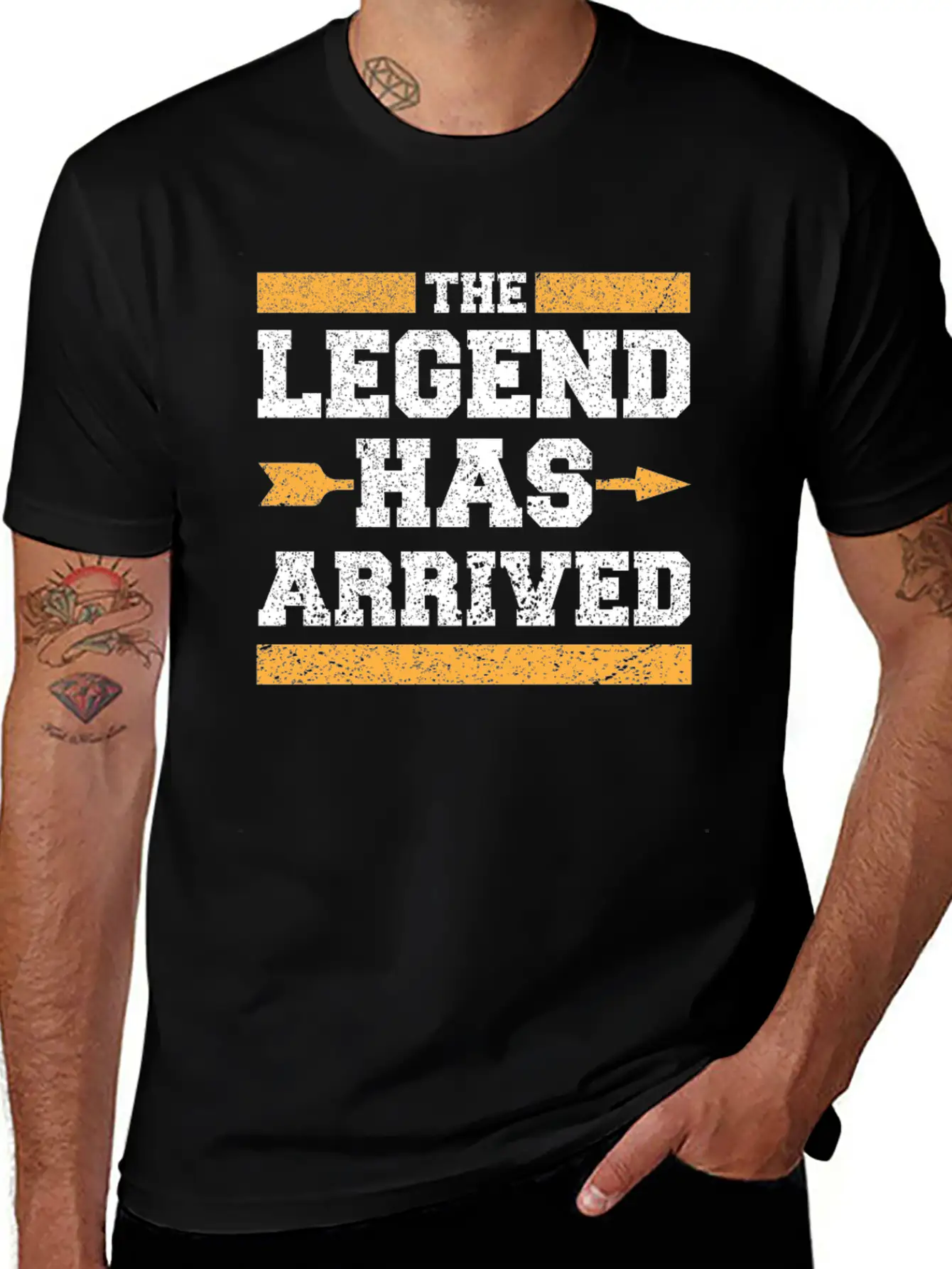 The Legend Has Arrived Unisex Short Sleeve Soft Cotton T-Shirt – Casual Everyday Wear