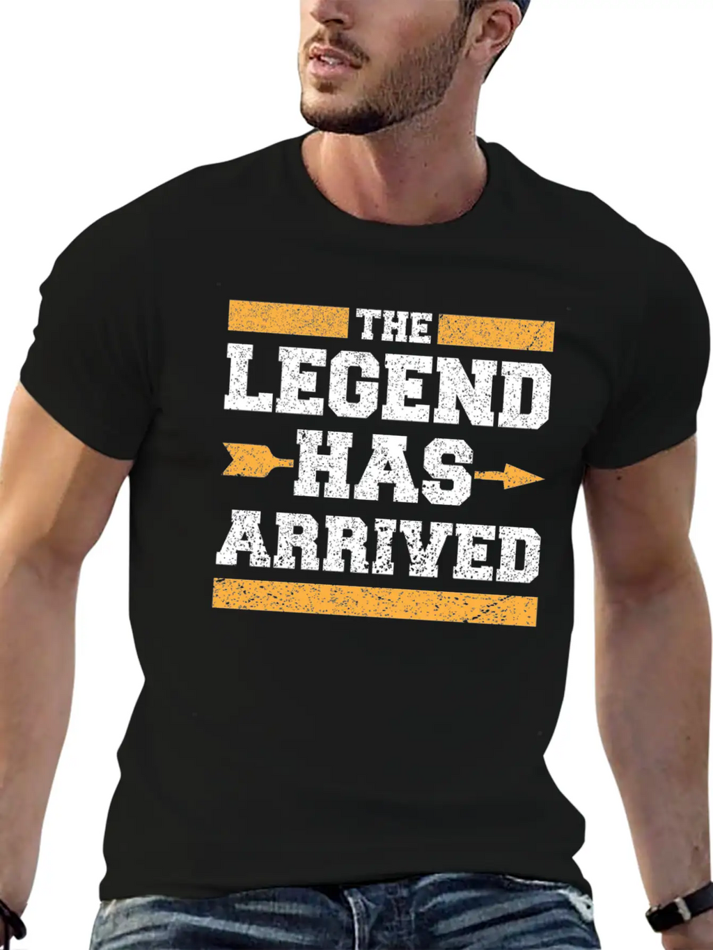 The Legend Has Arrived Unisex Short Sleeve Soft Cotton T-Shirt – Casual Everyday Wear
