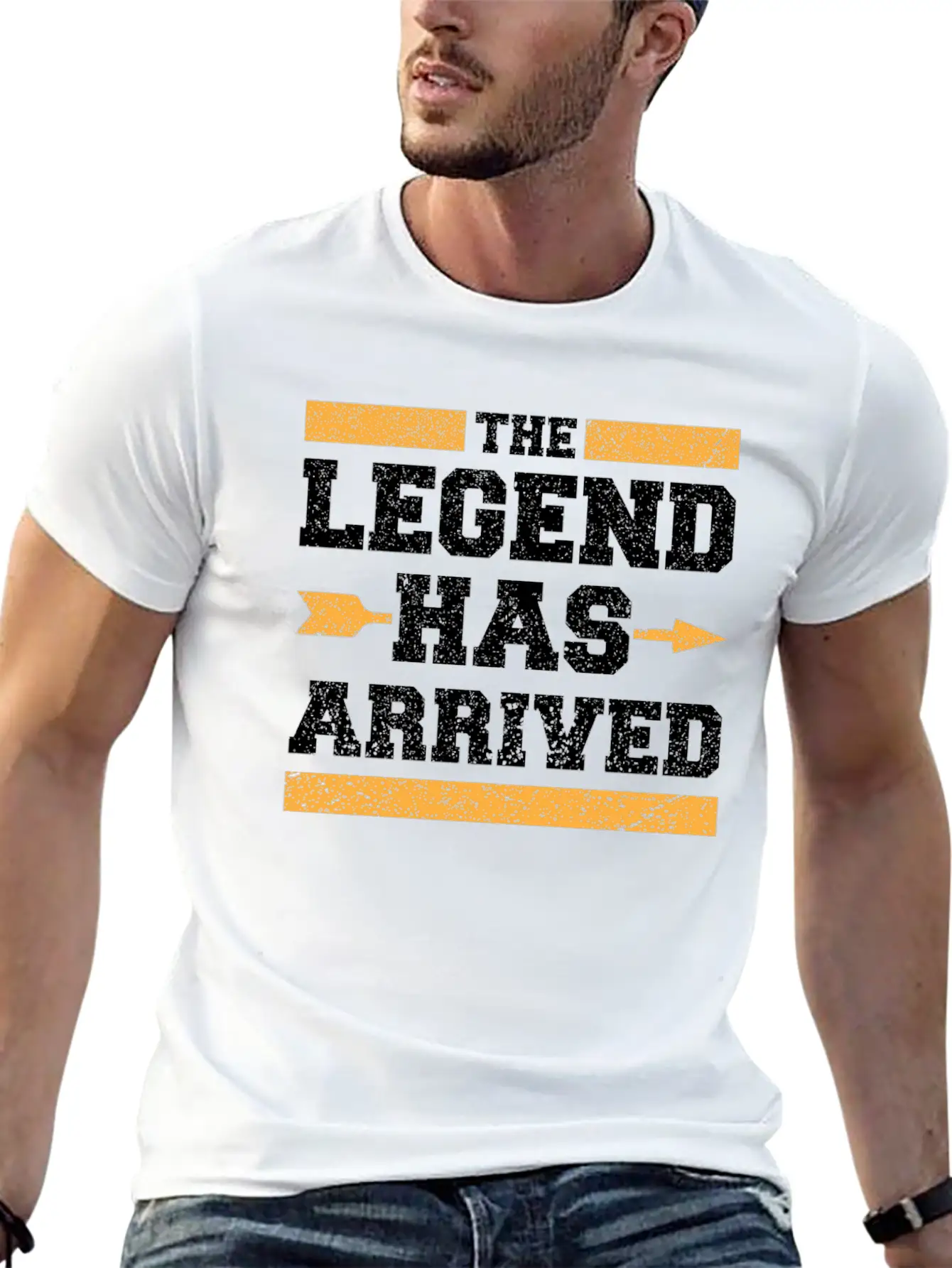 The Legend Has Arrived Unisex Short Sleeve Soft Cotton T-Shirt – Casual Everyday Wear
