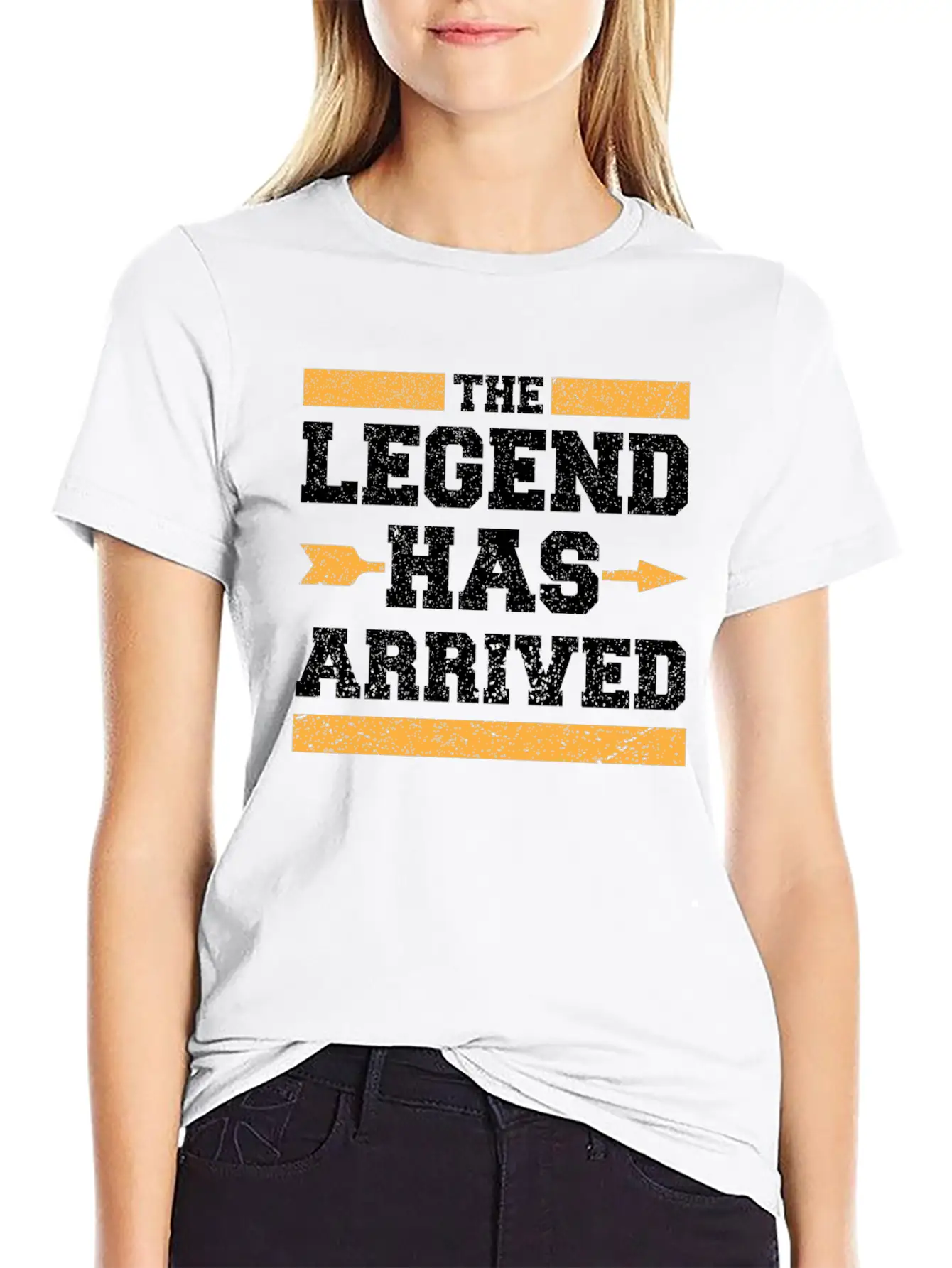 The Legend Has Arrived Unisex Short Sleeve Soft Cotton T-Shirt – Casual Everyday Wear