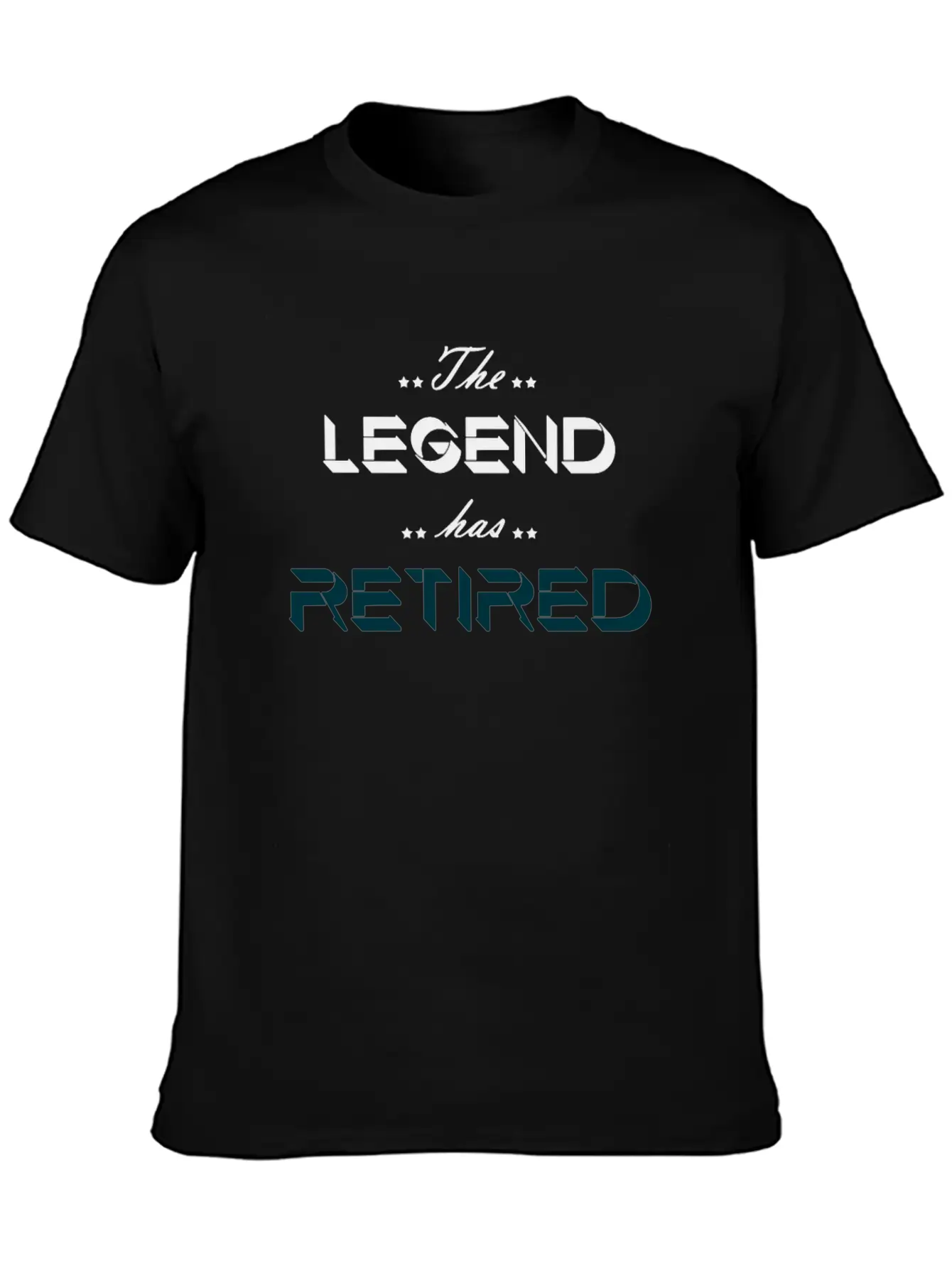 The Legend Has Retired Breathable Soft Cotton T-Shirt – Timeless Casual Look