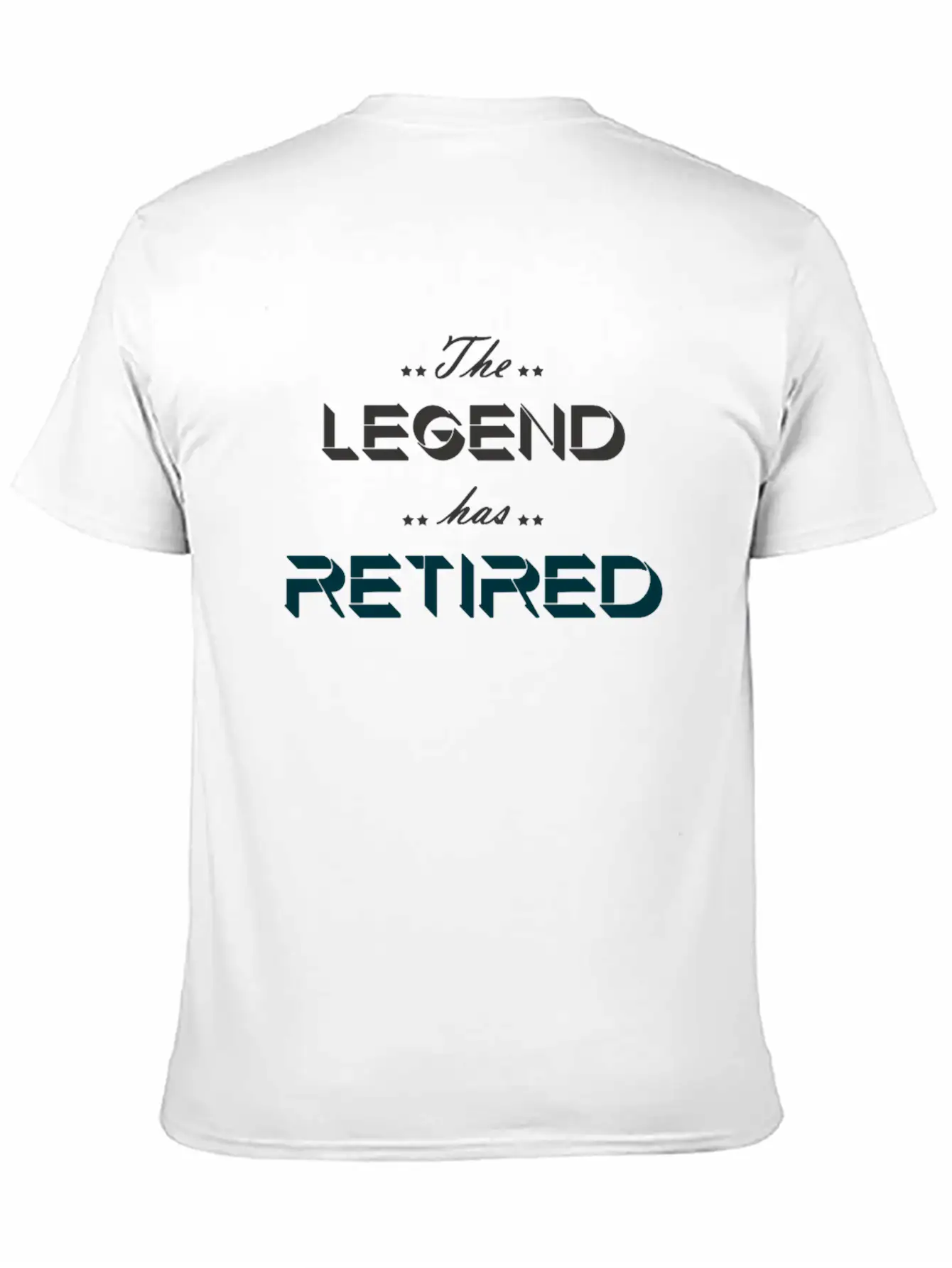 The Legend Has Retired Breathable Soft Cotton T-Shirt – Timeless Casual Look