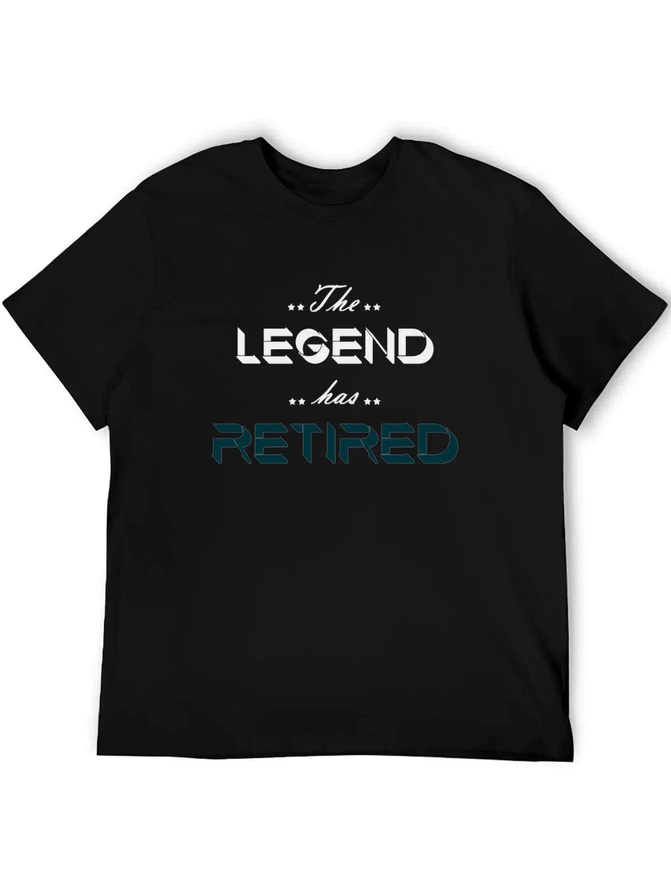 The Legend Has Retired Breathable Soft Cotton T-Shirt – Timeless Casual Look