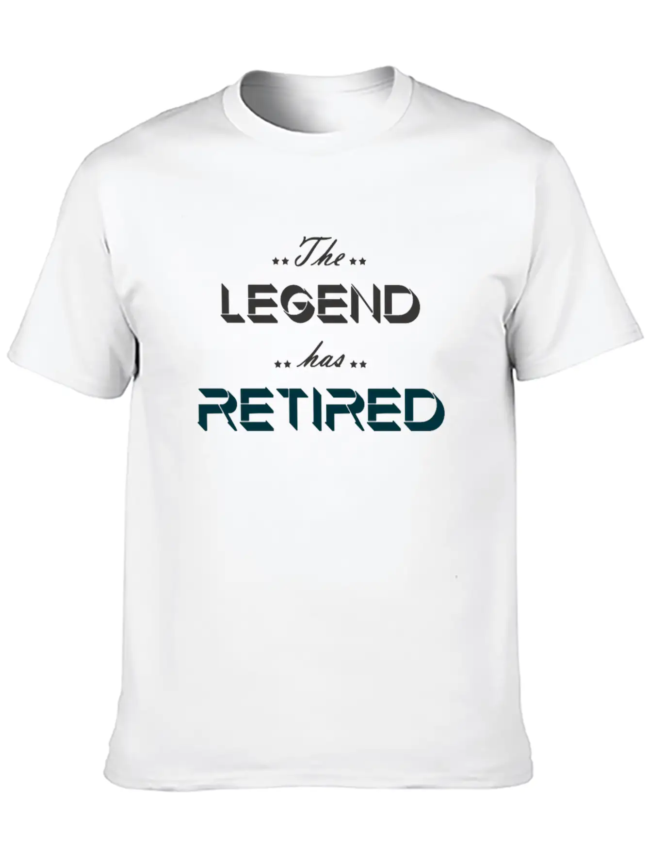 The Legend Has Retired Breathable Soft Cotton T-Shirt – Timeless Casual Look