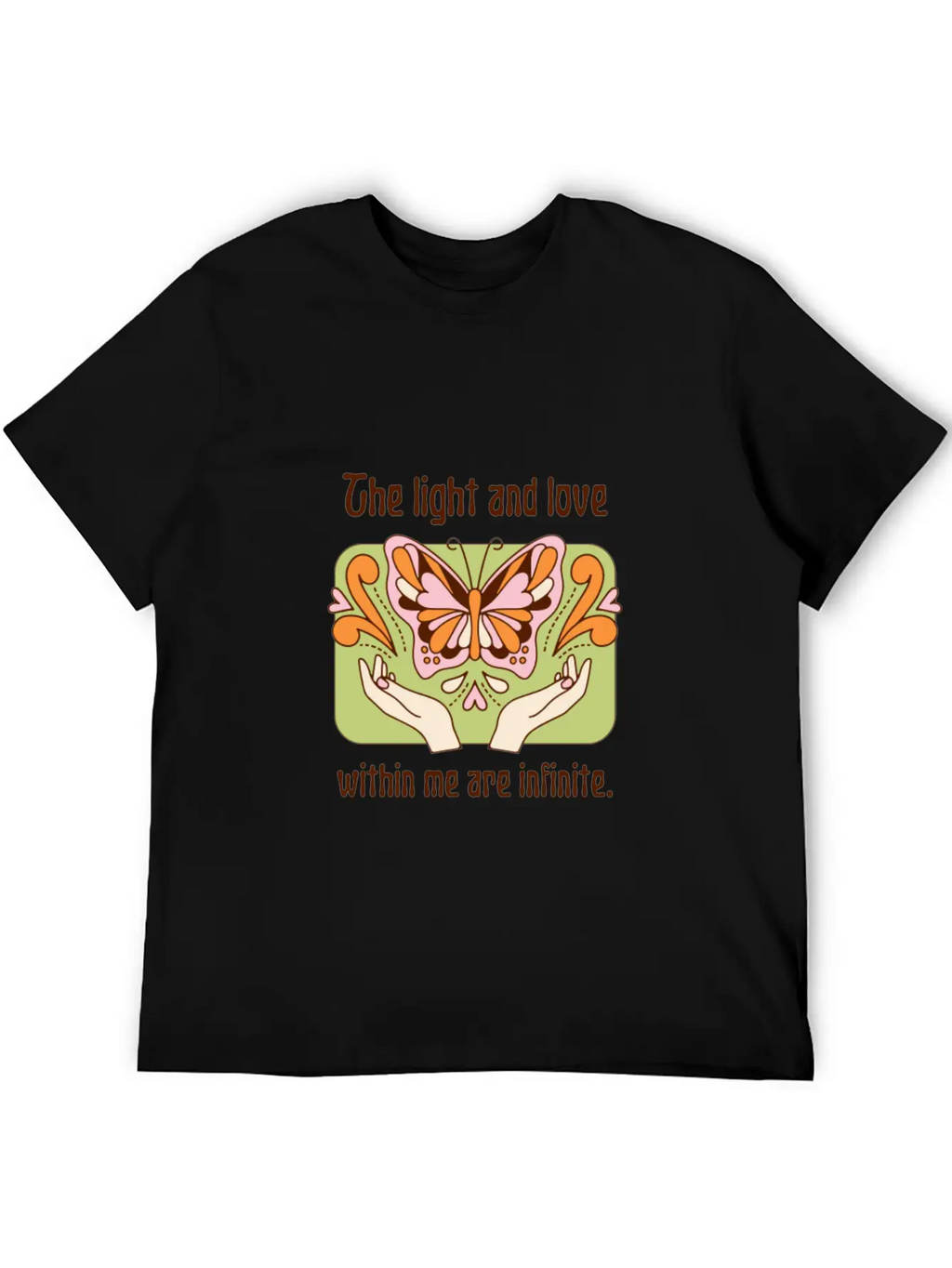 The Light And Love Within Me Infinite Unisex Casual T-Shirt – Clean Design For Daily Comfort