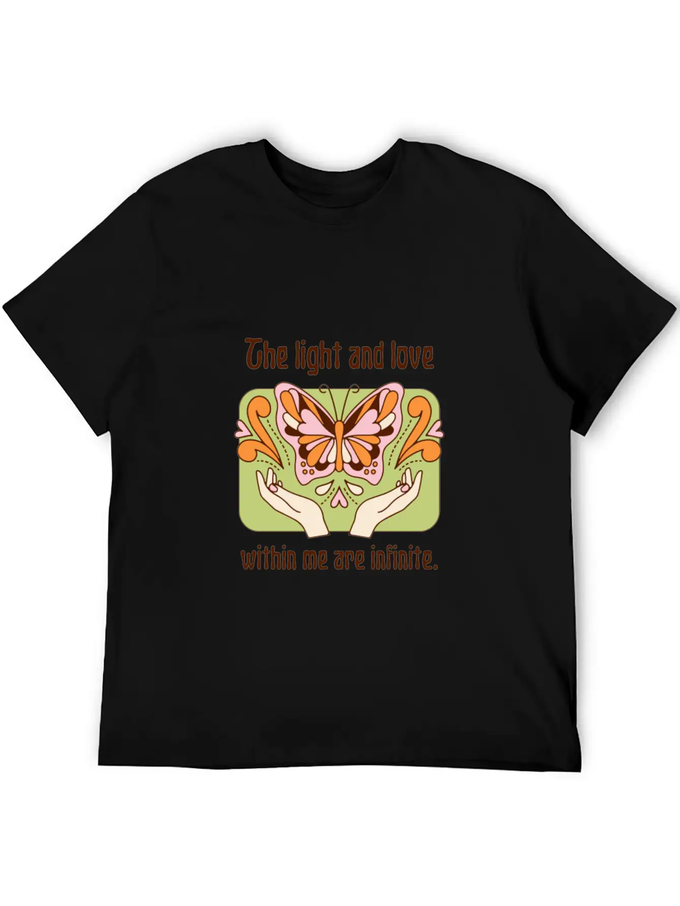 The Light And Love Within Me Infinite Unisex Casual T-Shirt – Clean Design For Daily Comfort