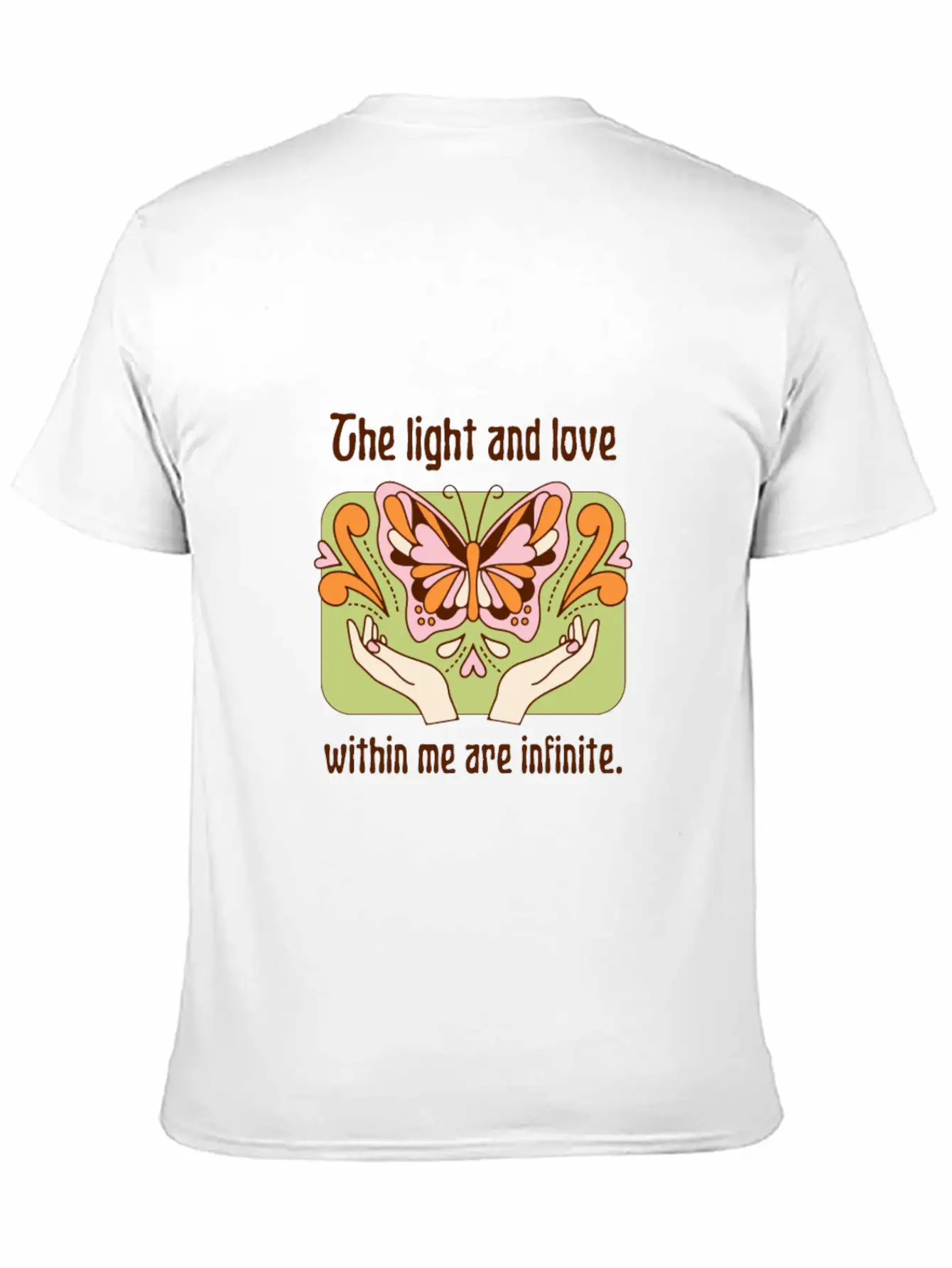 The Light And Love Within Me Infinite Unisex Casual T-Shirt – Clean Design For Daily Comfort