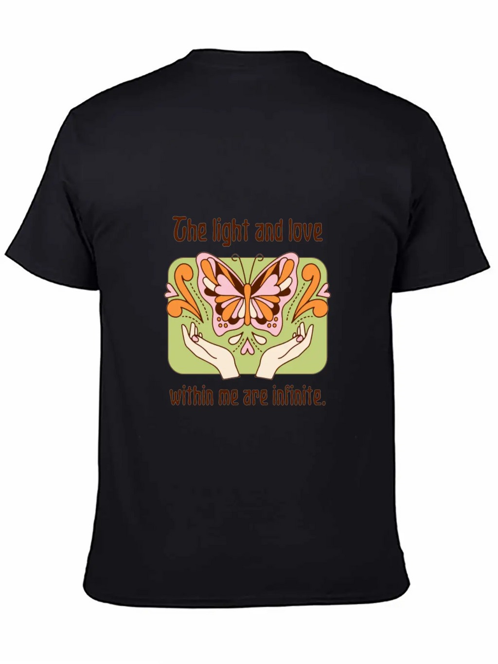 The Light And Love Within Me Infinite Unisex Casual T-Shirt – Clean Design For Daily Comfort