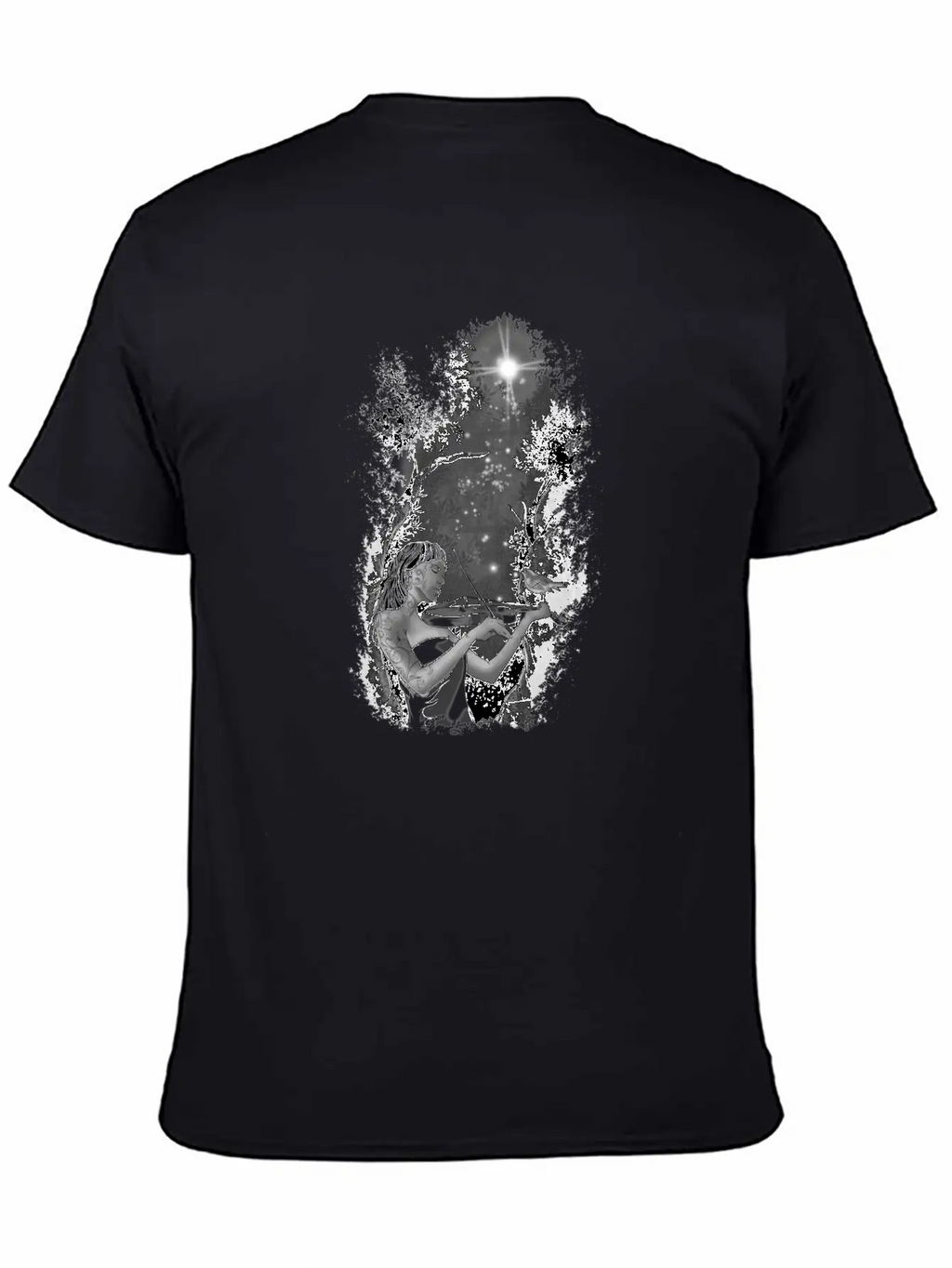 The Light Of Music Girl W Unisex Casual T-Shirt – Clean Design For Daily Comfort