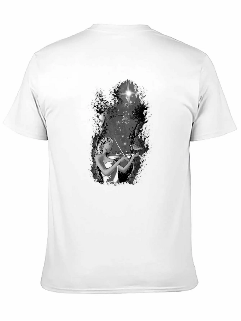 The Light Of Music Girl W Unisex Casual T-Shirt – Clean Design For Daily Comfort