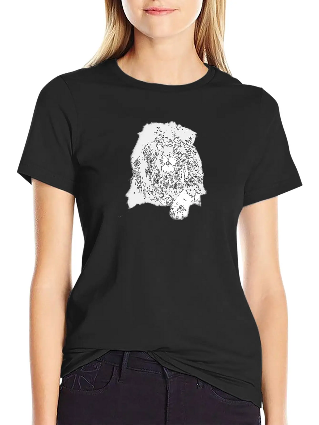 The Lion Is The King Of The Jungle Fanny Unisex Casual T-Shirt – Clean Design For Daily Comfort