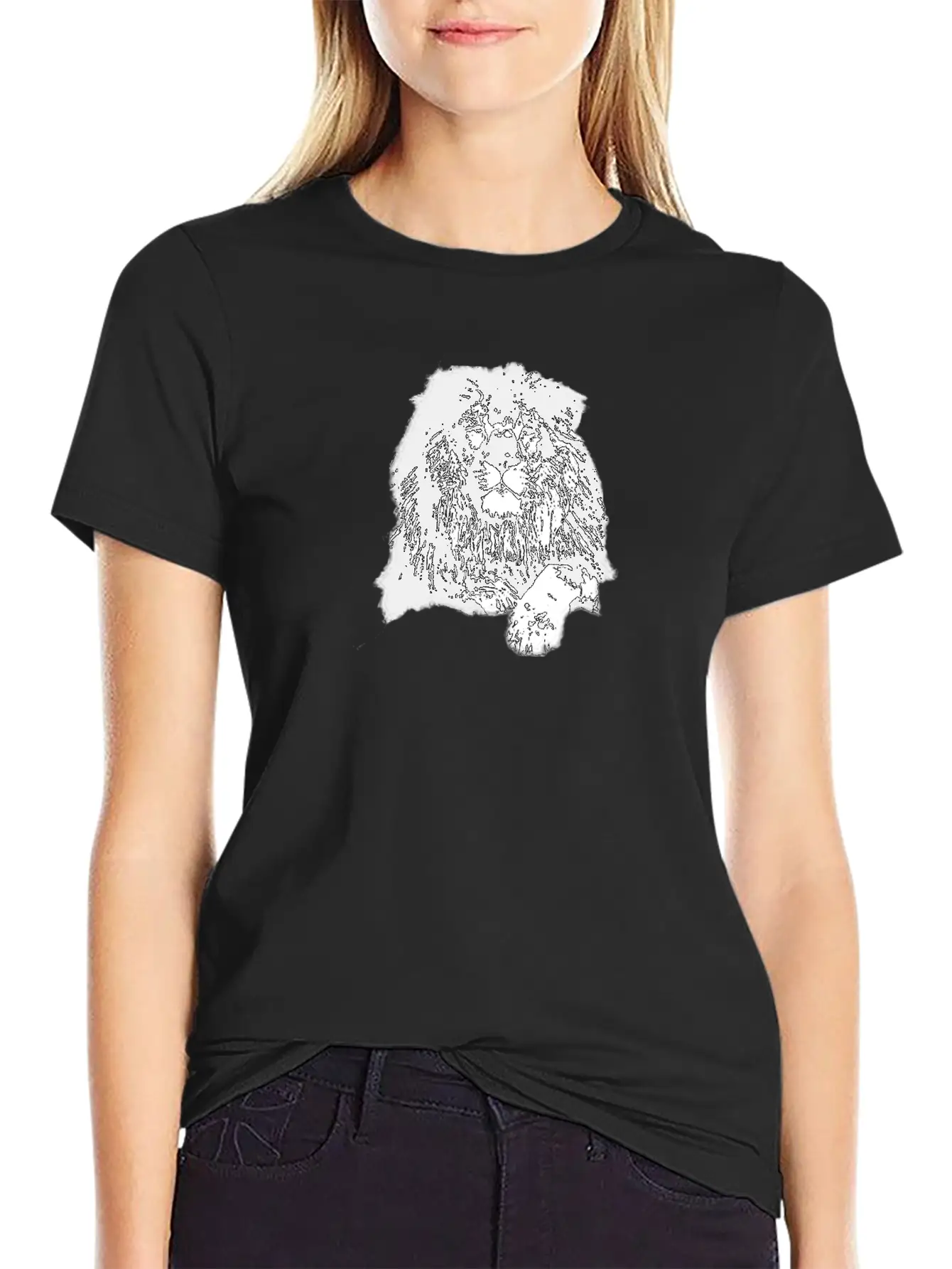 The Lion Is The King Of The Jungle Fanny Unisex Casual T-Shirt – Clean Design For Daily Comfort