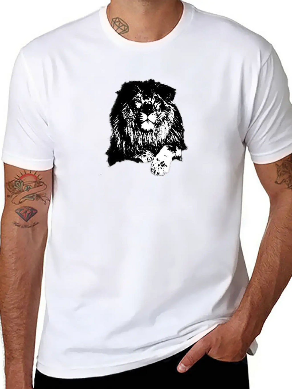The Lion Is The King Of The Jungle Fanny Unisex Casual T-Shirt – Clean Design For Daily Comfort