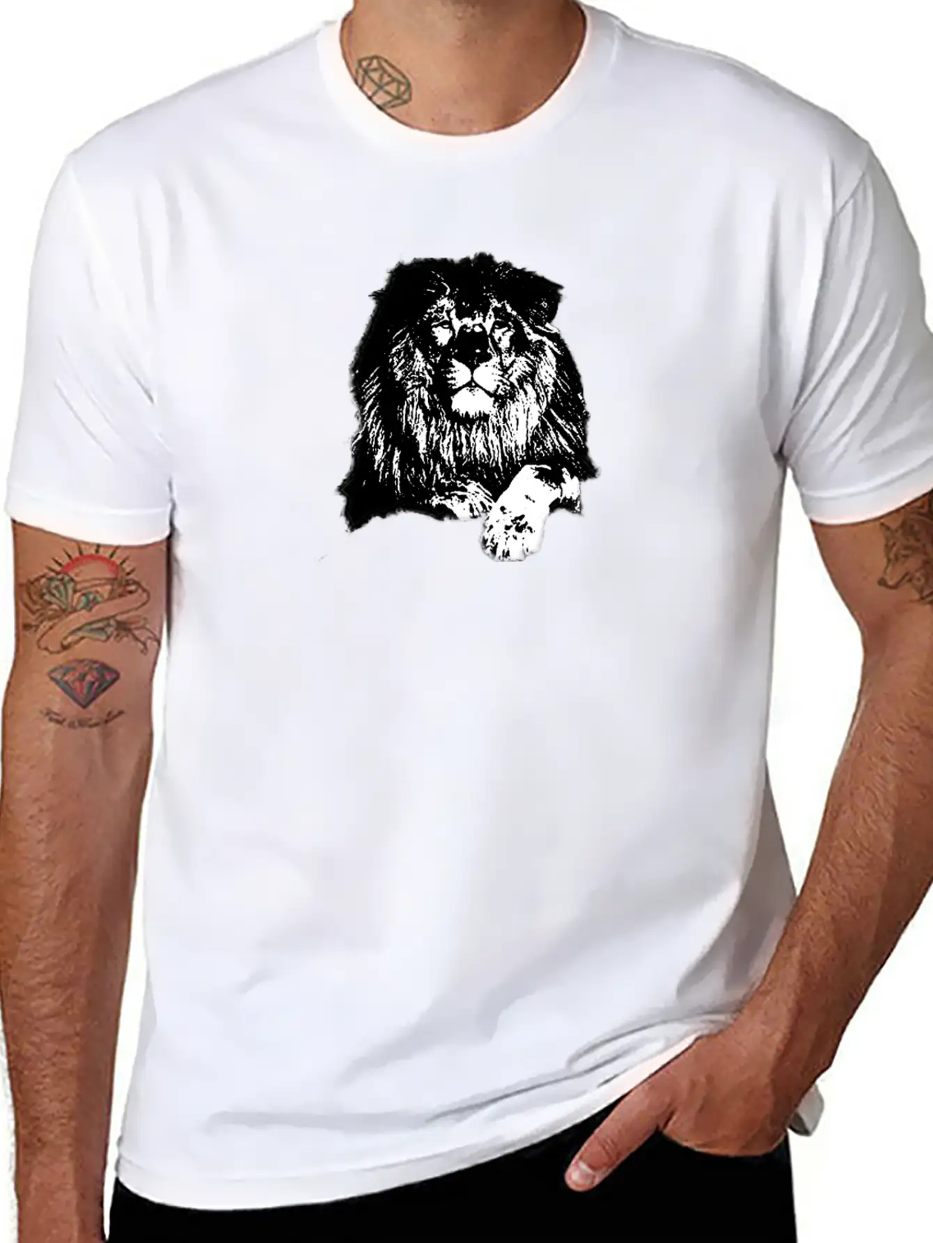 The Lion Is The King Of The Jungle Fanny Unisex Casual T-Shirt – Clean Design For Daily Comfort