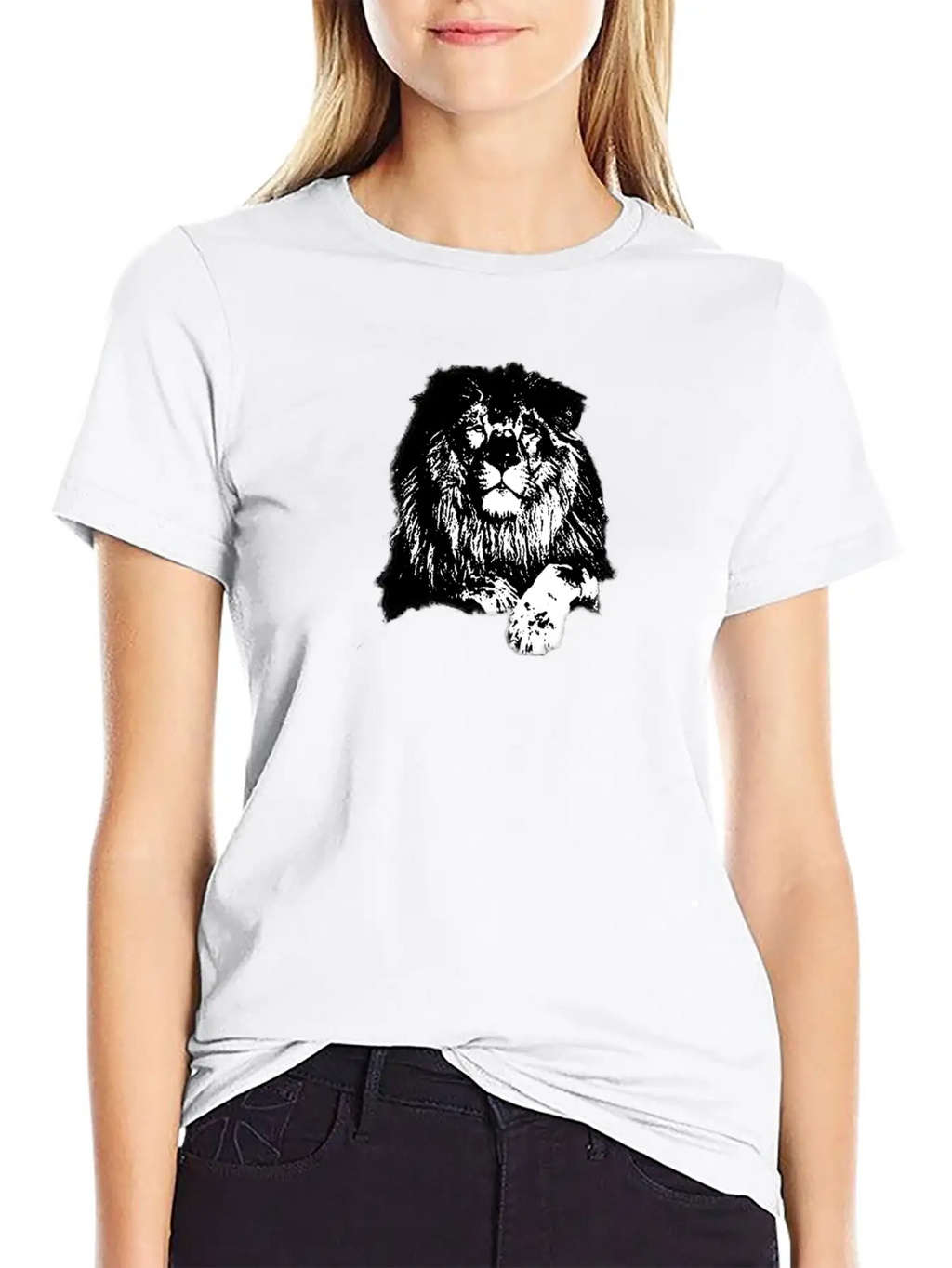 The Lion Is The King Of The Jungle Fanny Unisex Casual T-Shirt – Clean Design For Daily Comfort
