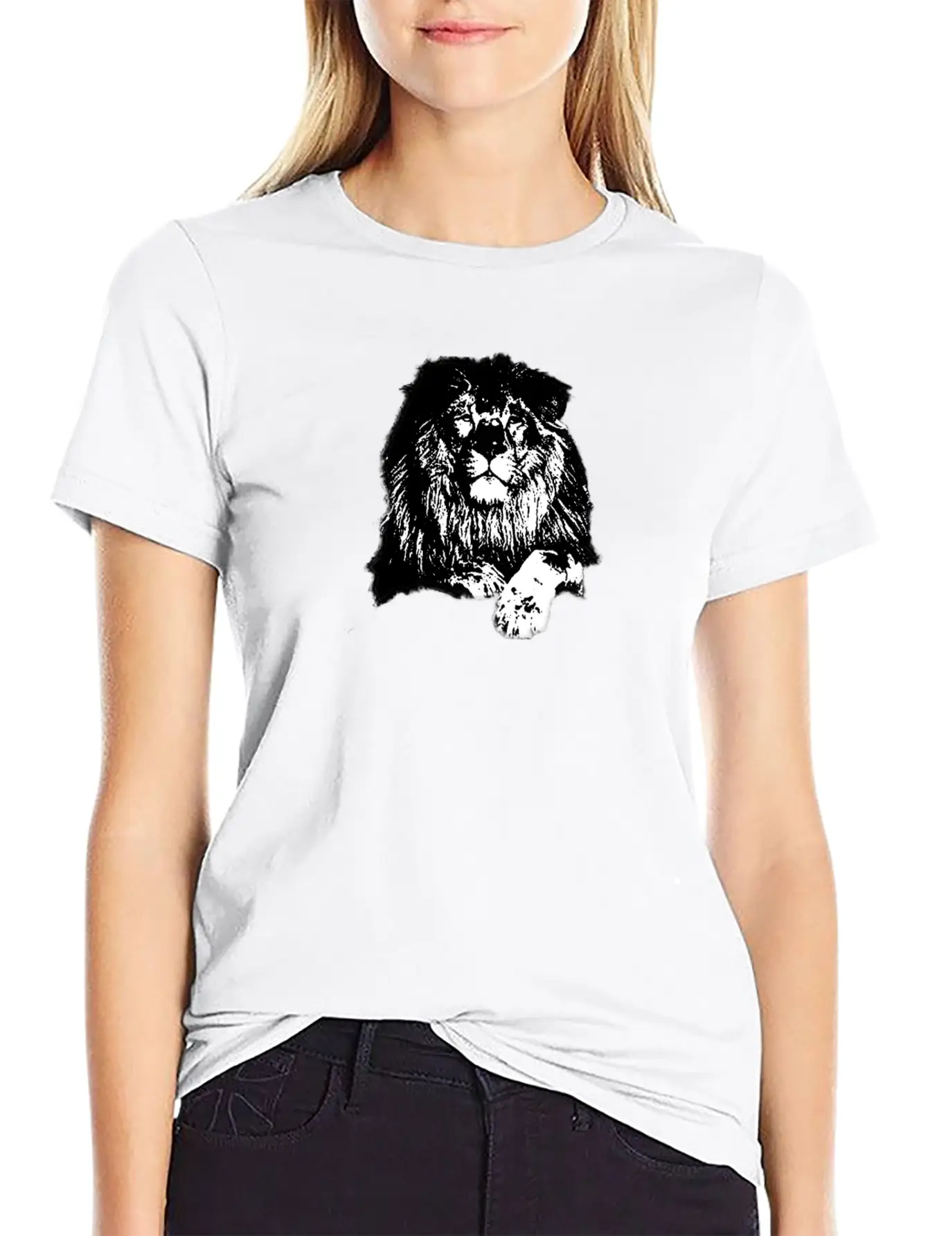 The Lion Is The King Of The Jungle Fanny Unisex Casual T-Shirt – Clean Design For Daily Comfort