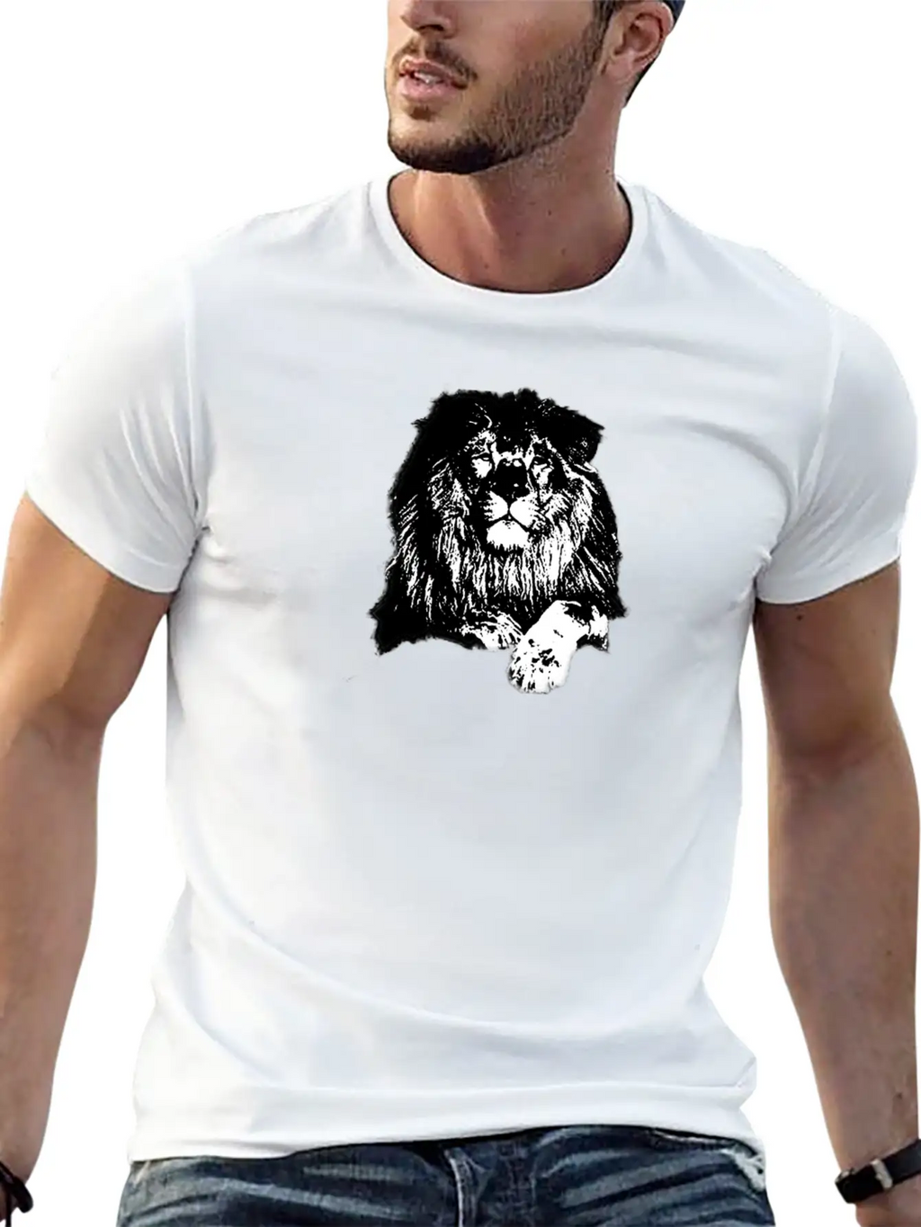 The Lion Is The King Of The Jungle Fanny Unisex Casual T-Shirt – Clean Design For Daily Comfort