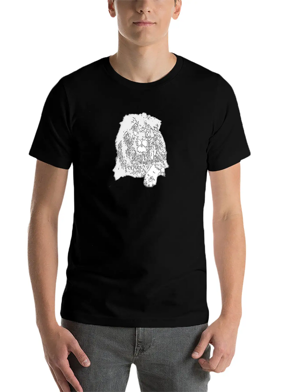 The Lion Is The King Of The Jungle Fanny Unisex Casual T-Shirt – Clean Design For Daily Comfort