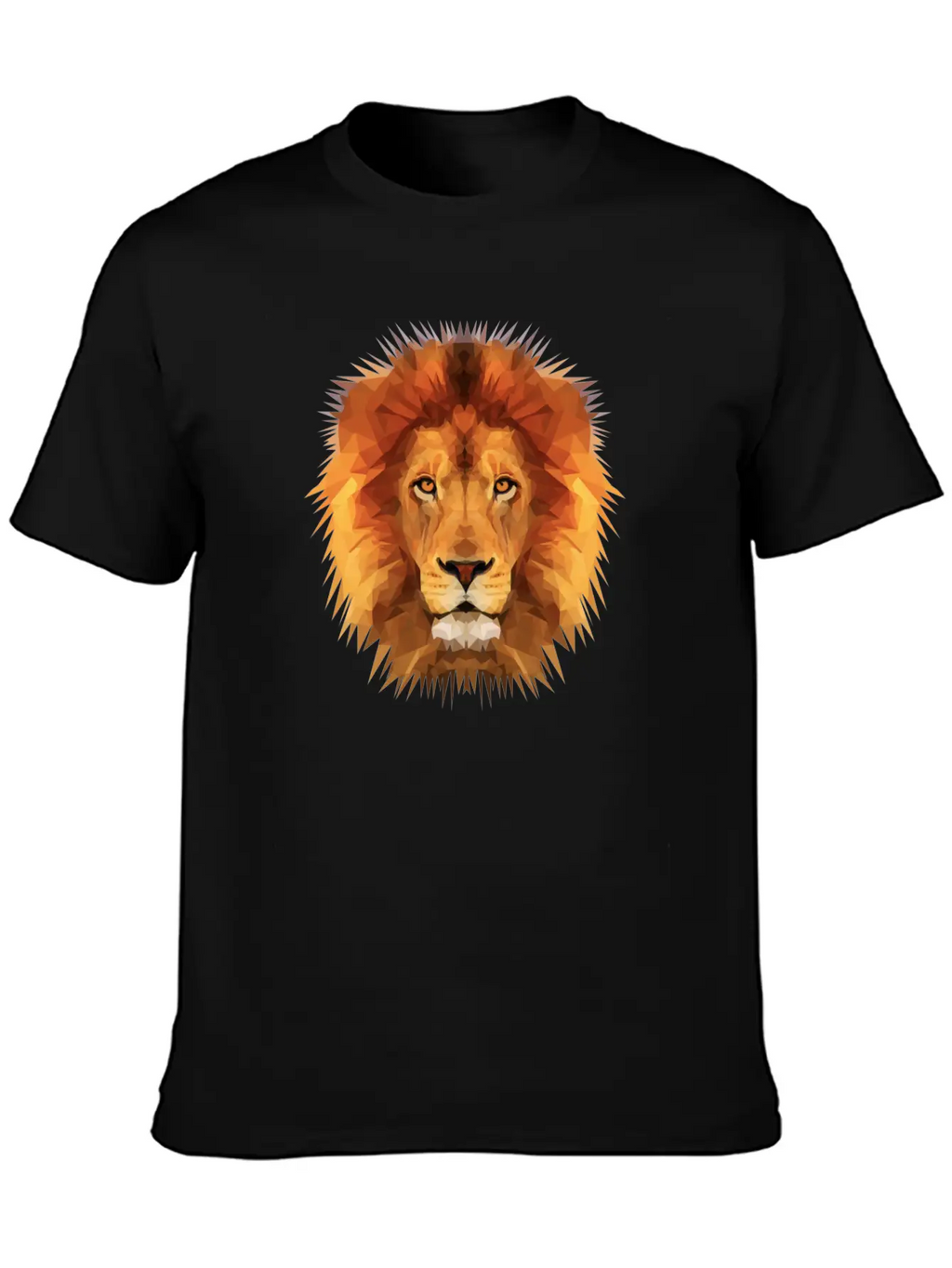 THE LION OF THE JUNGLE Breathable Soft Cotton T-Shirt – Timeless Casual Look