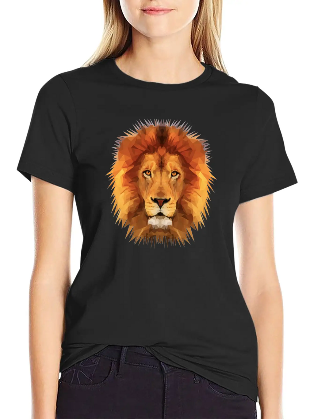 THE LION OF THE JUNGLE Breathable Soft Cotton T-Shirt – Timeless Casual Look
