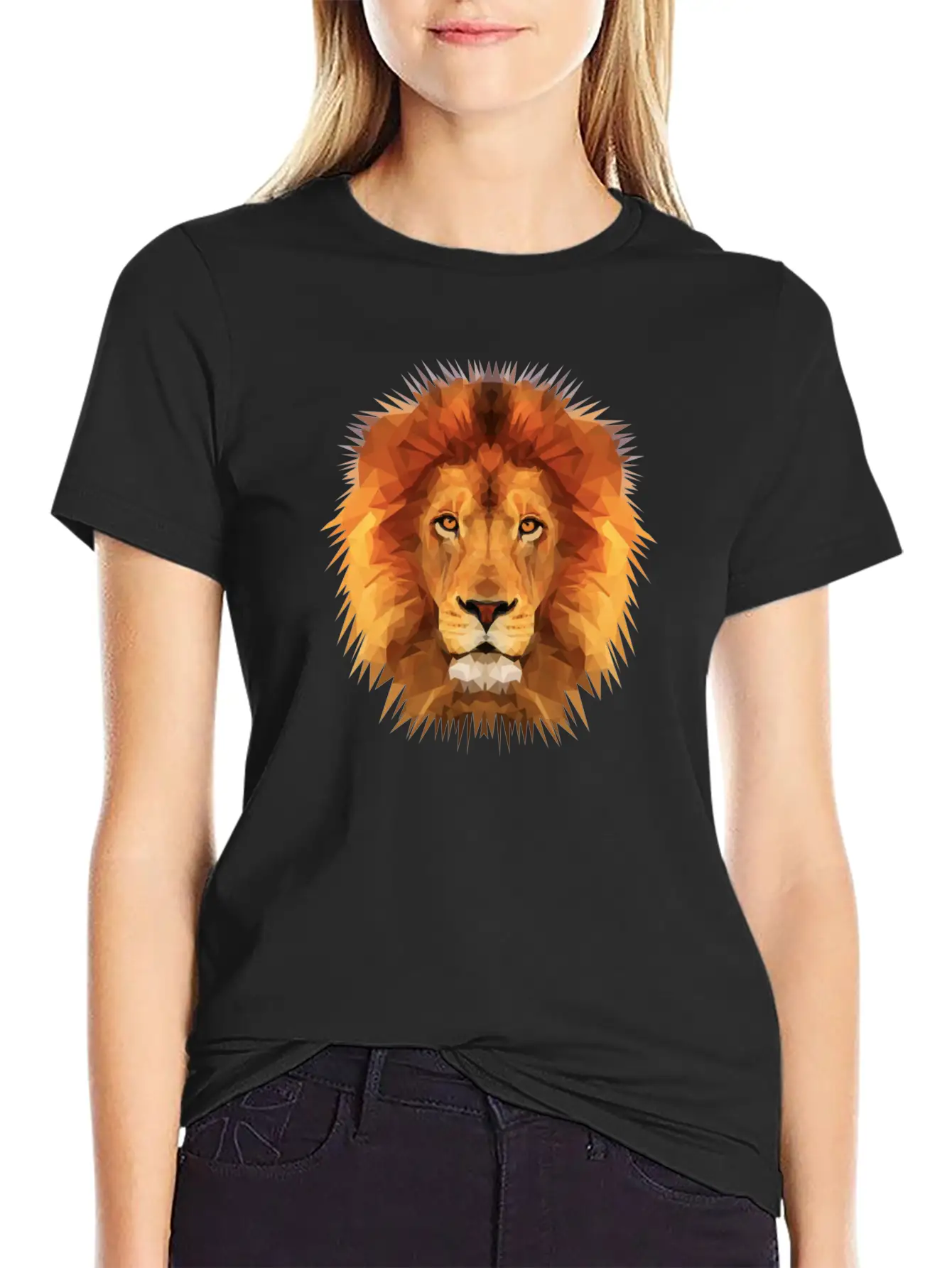 THE LION OF THE JUNGLE Breathable Soft Cotton T-Shirt – Timeless Casual Look