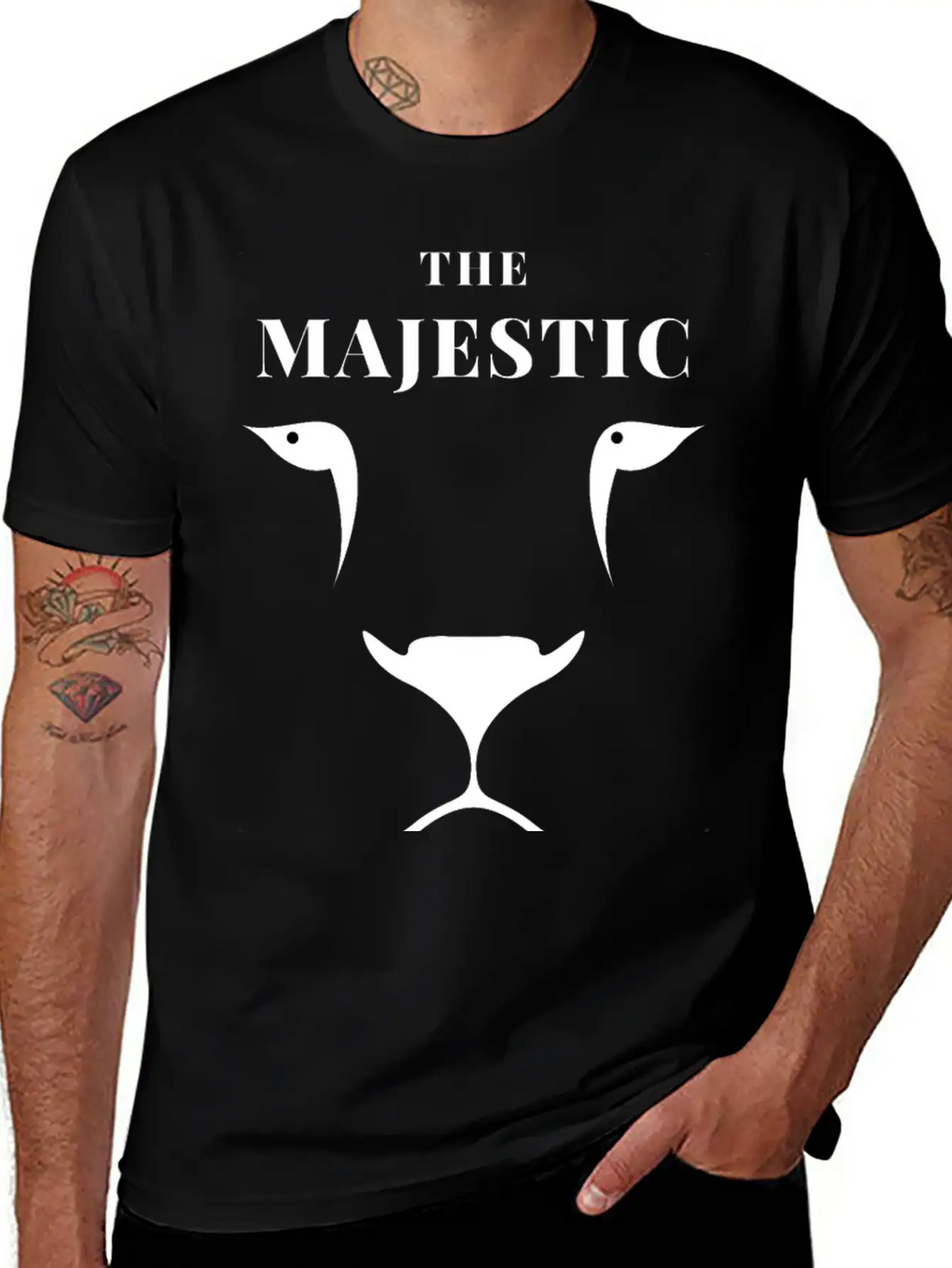 The Majestic Lion Head Stylish Everyday T-Shirt – Unisex Basic Cotton Tee