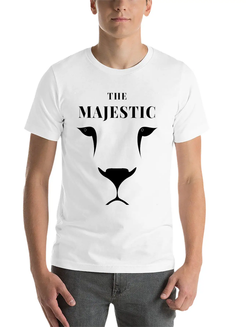 The Majestic Lion Head Stylish Everyday T-Shirt – Unisex Basic Cotton Tee