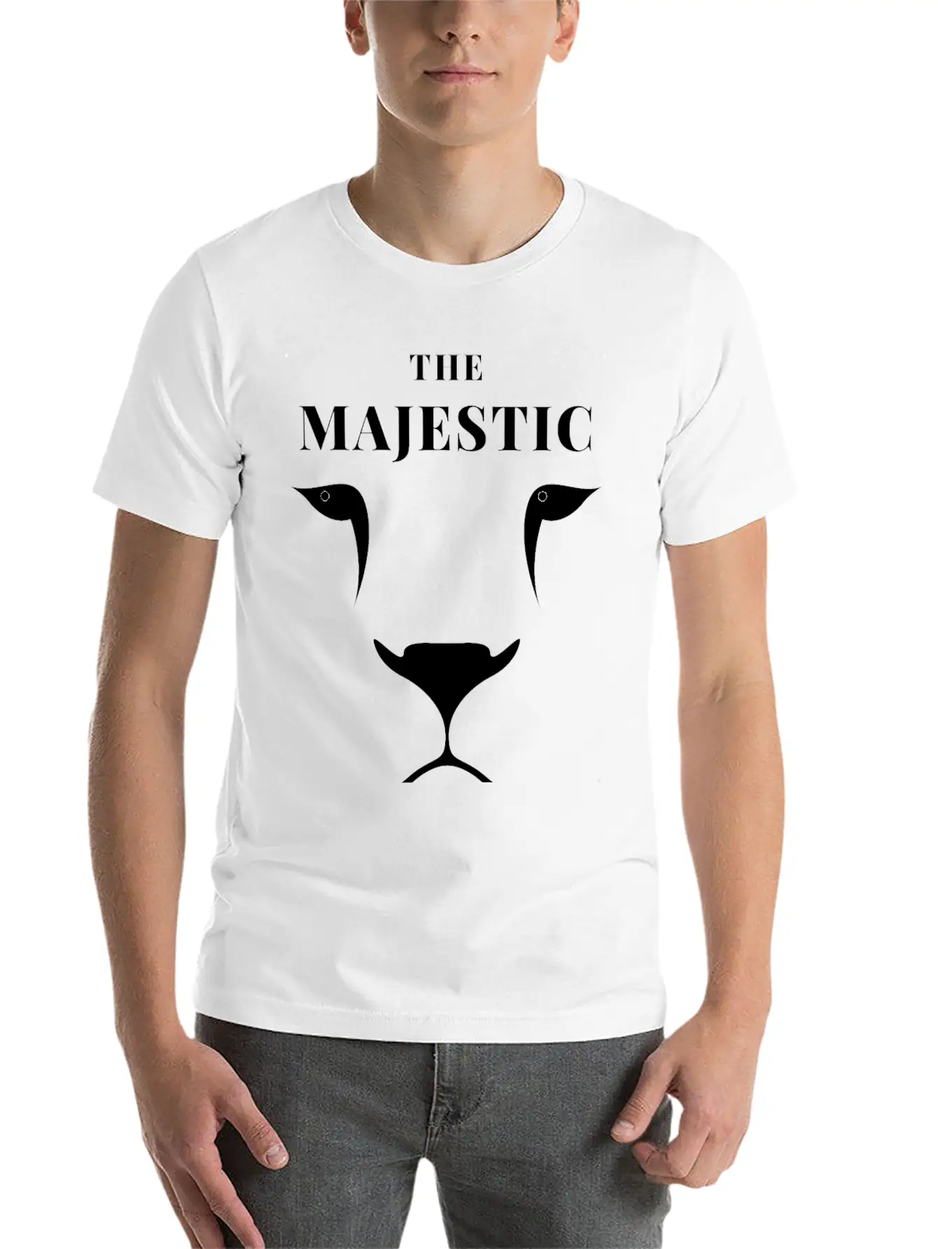The Majestic Lion Head Stylish Everyday T-Shirt – Unisex Basic Cotton Tee