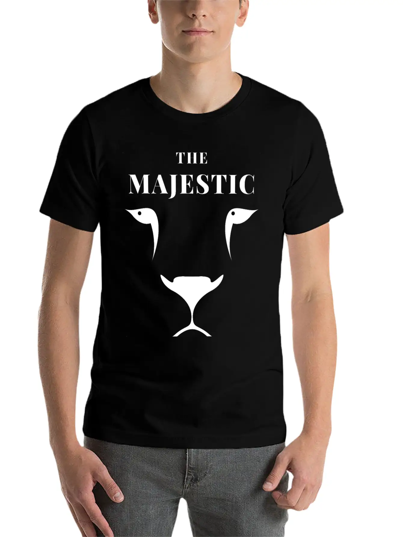 The Majestic Lion Head Stylish Everyday T-Shirt – Unisex Basic Cotton Tee