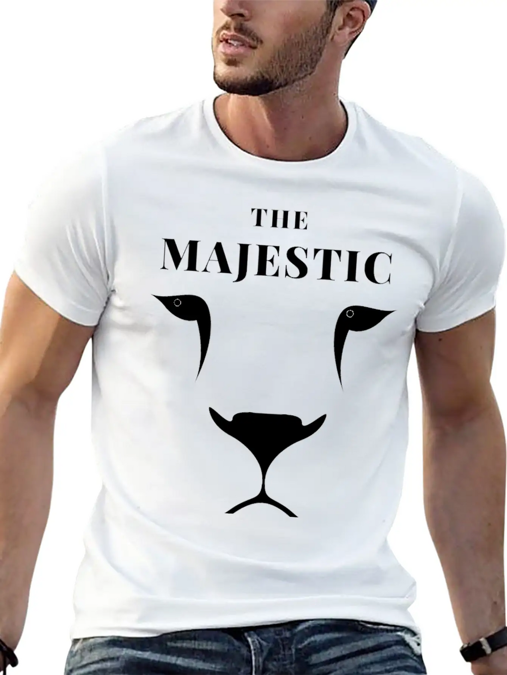 The Majestic Lion Head Stylish Everyday T-Shirt – Unisex Basic Cotton Tee