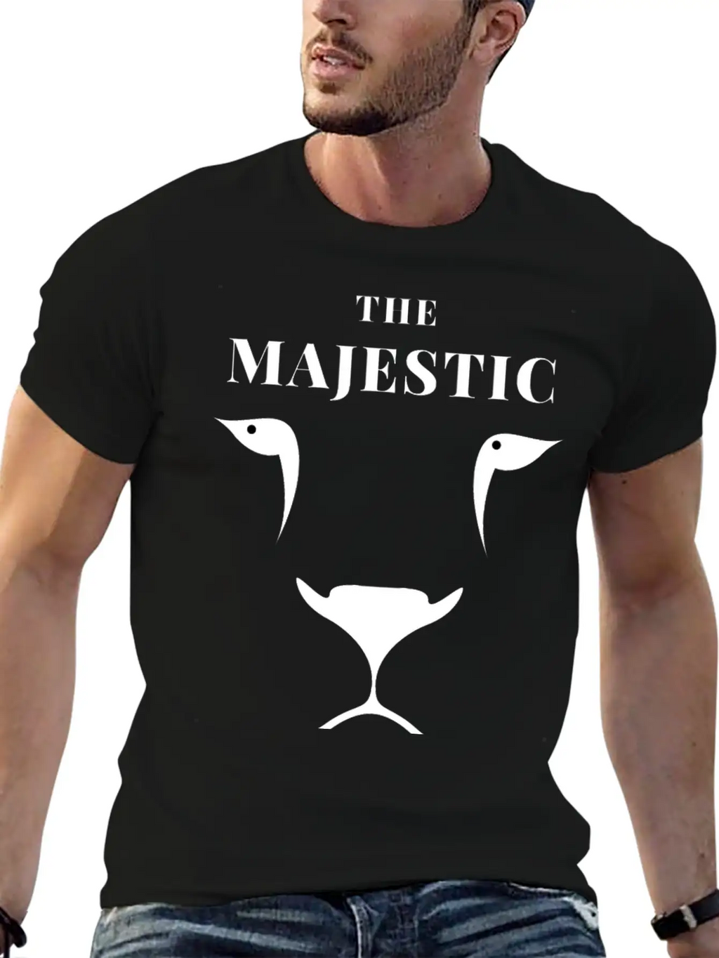 The Majestic Lion Head Stylish Everyday T-Shirt – Unisex Basic Cotton Tee