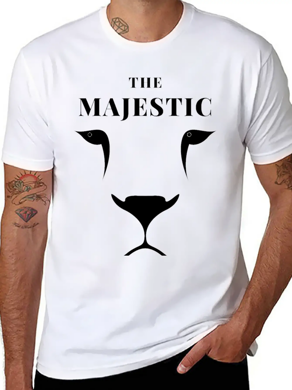 The Majestic Lion Head Stylish Everyday T-Shirt – Unisex Basic Cotton Tee