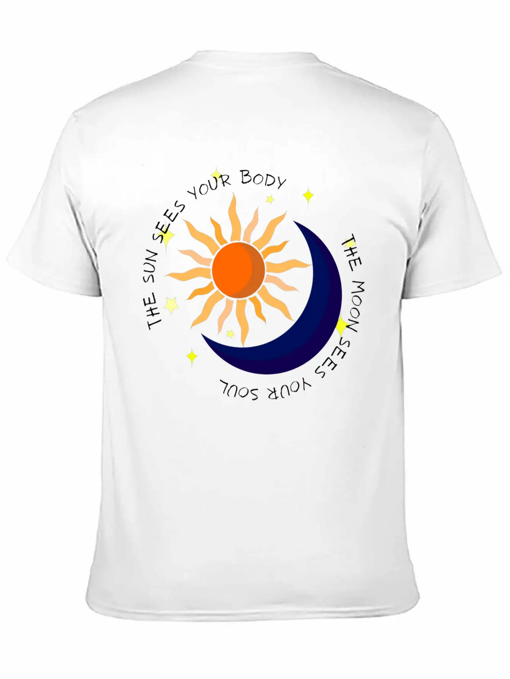 The Moon Sees Your Soul Unisex Casual T-Shirt – Clean Design For Daily Comfort