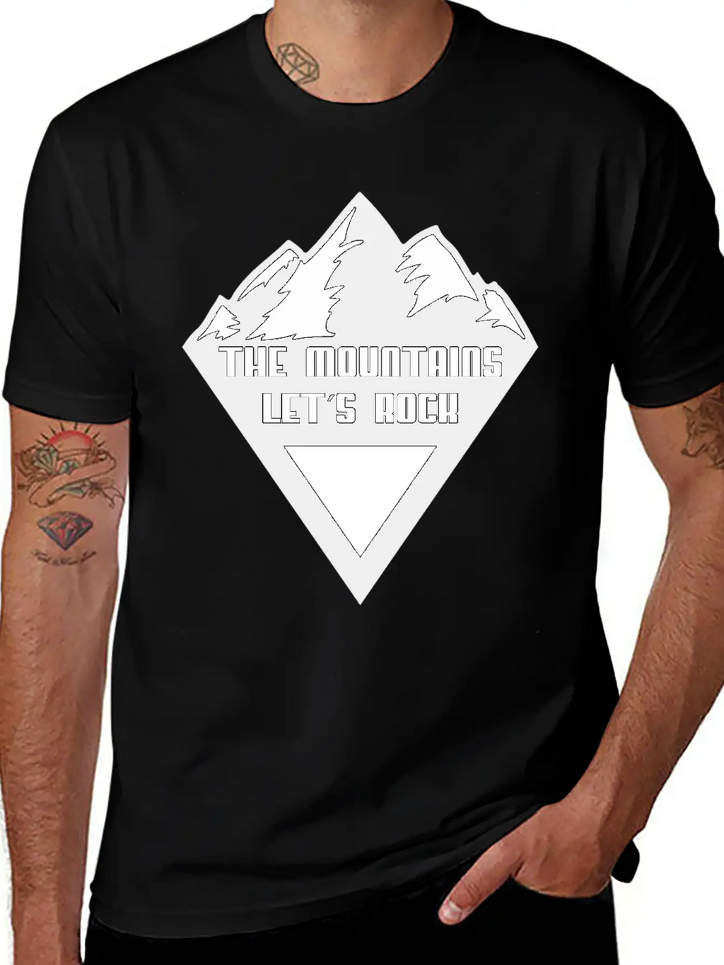 The Mountains Breathable Soft Cotton T-Shirt – Timeless Casual Look