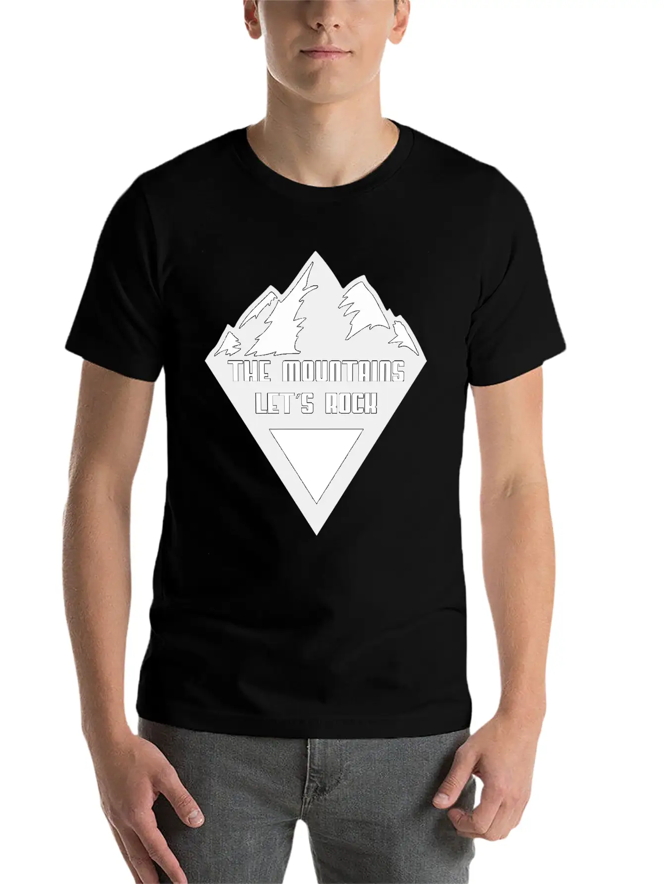 The Mountains Breathable Soft Cotton T-Shirt – Timeless Casual Look