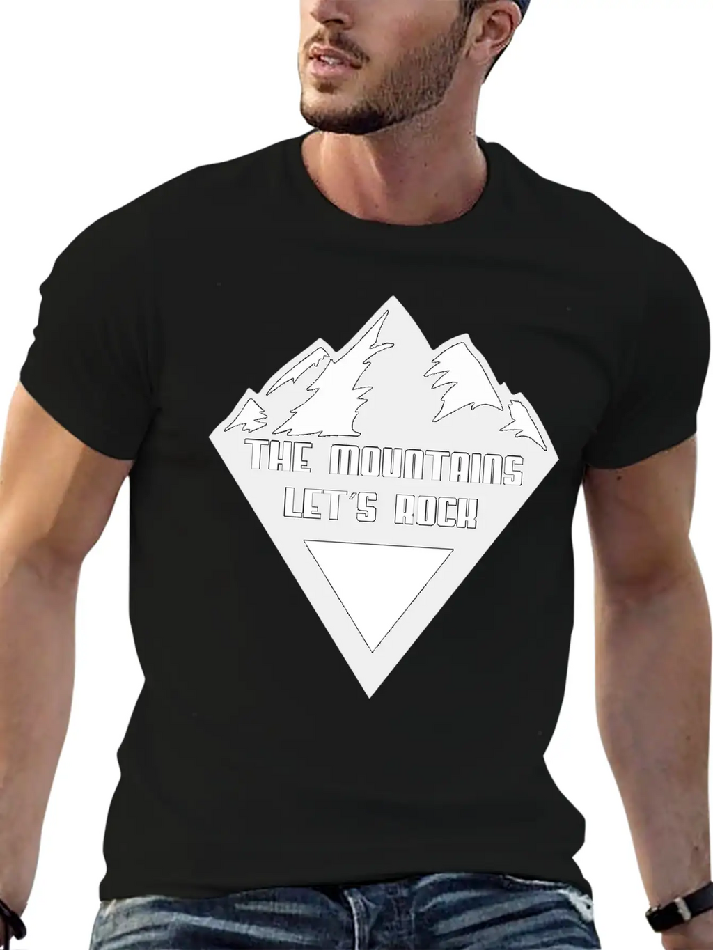 The Mountains Breathable Soft Cotton T-Shirt – Timeless Casual Look