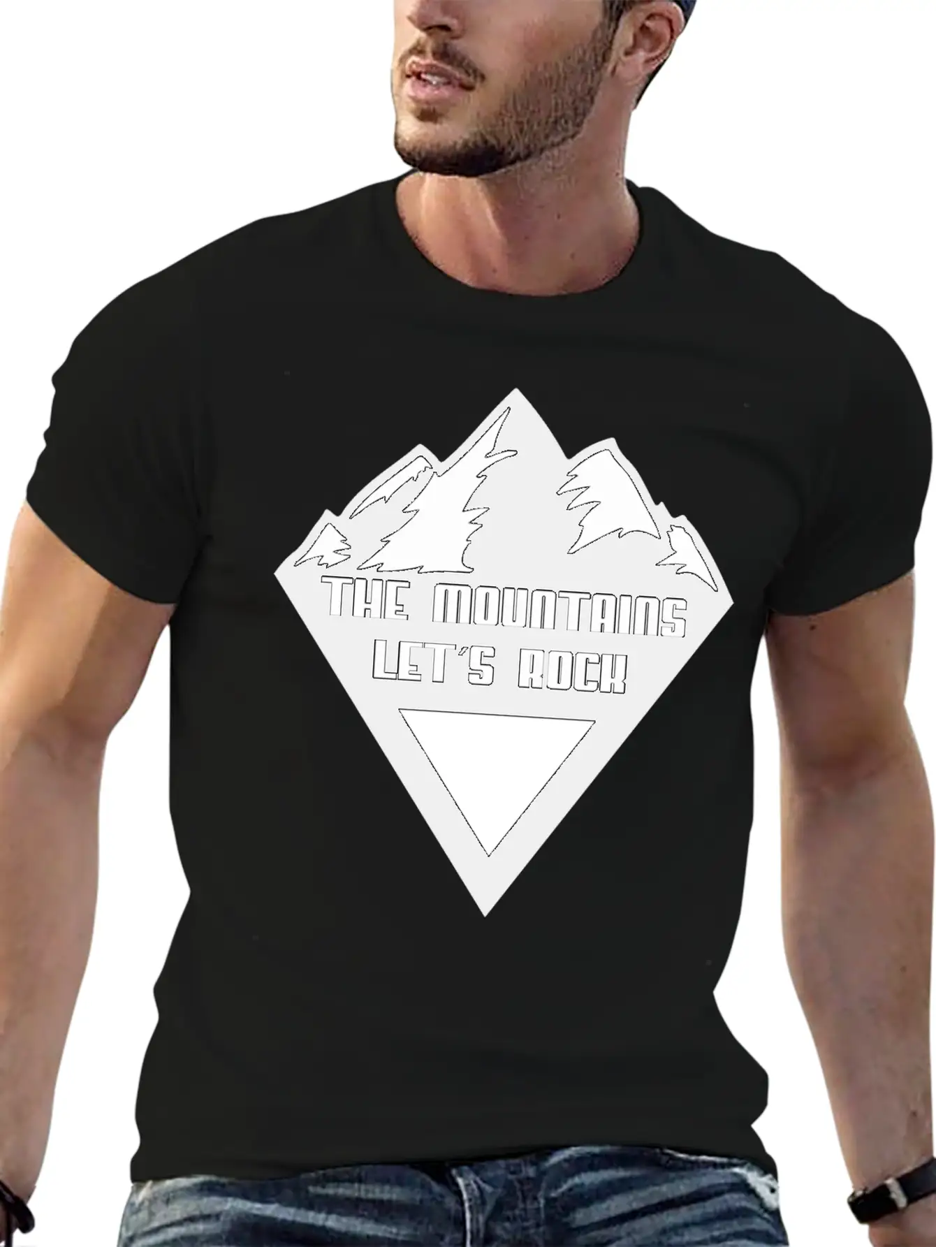 The Mountains Breathable Soft Cotton T-Shirt – Timeless Casual Look