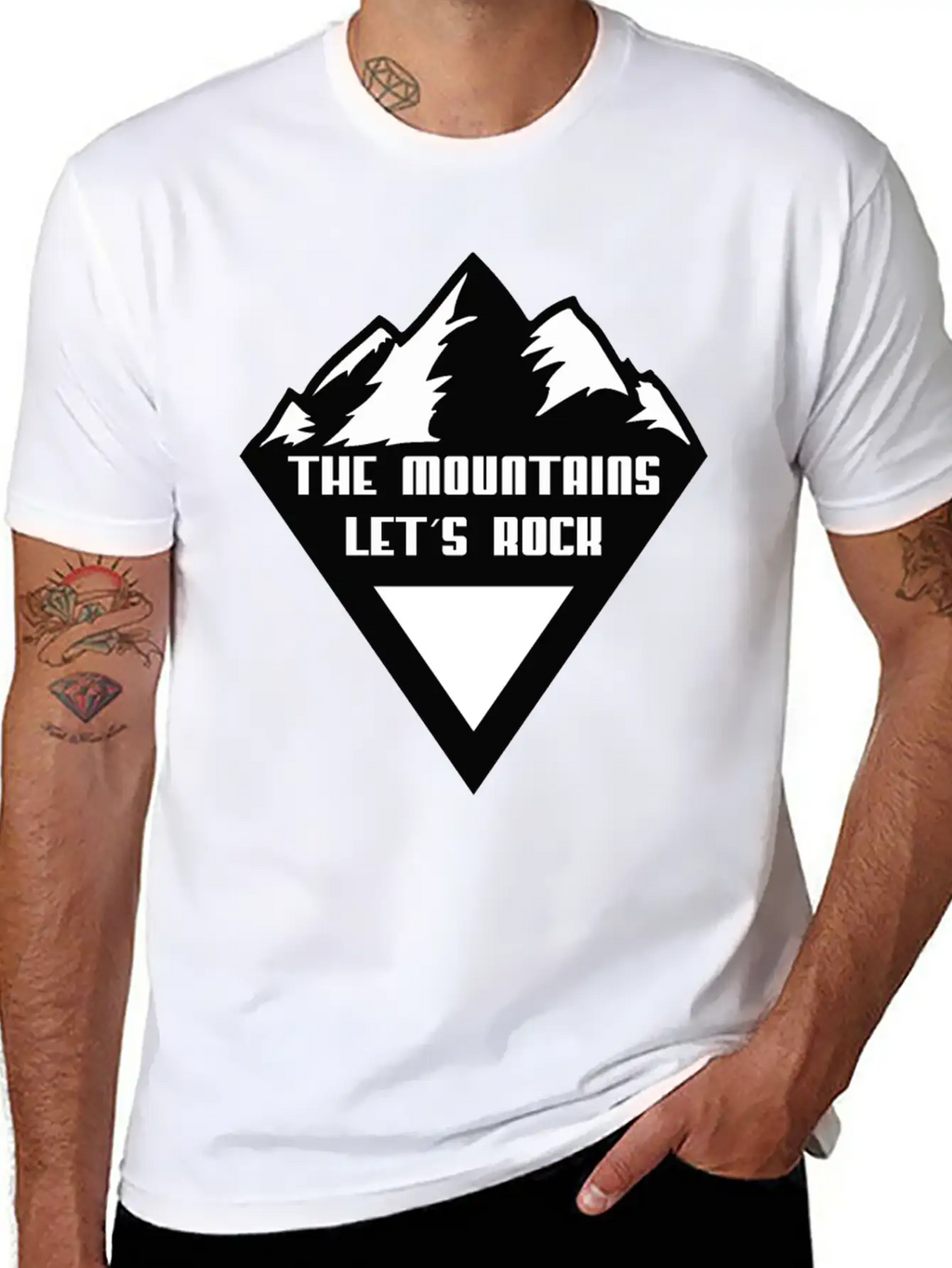 The Mountains Breathable Soft Cotton T-Shirt – Timeless Casual Look