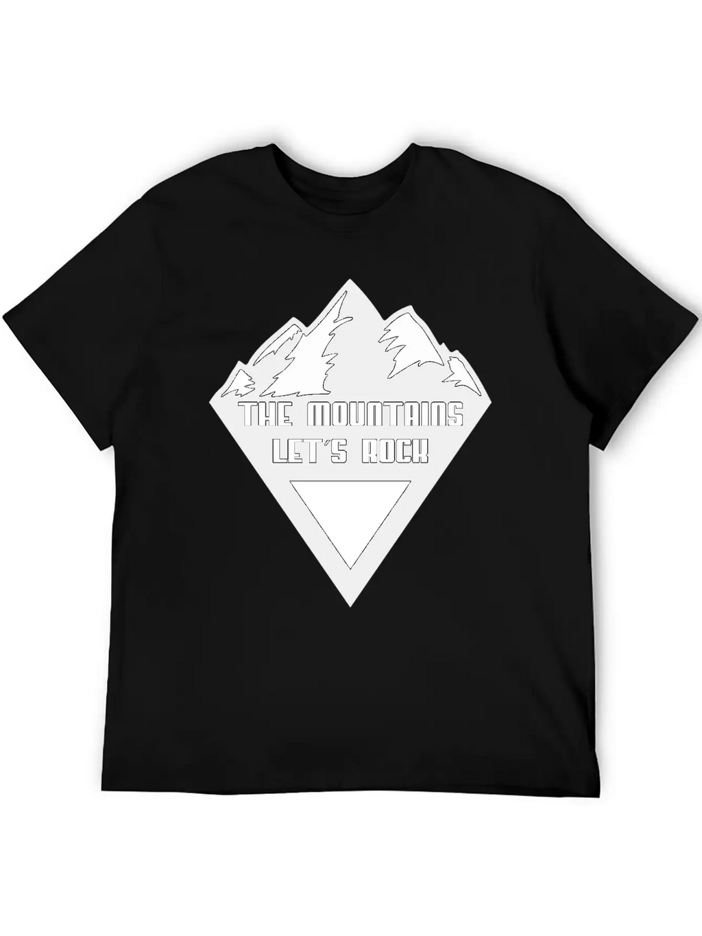 The Mountains Breathable Soft Cotton T-Shirt – Timeless Casual Look