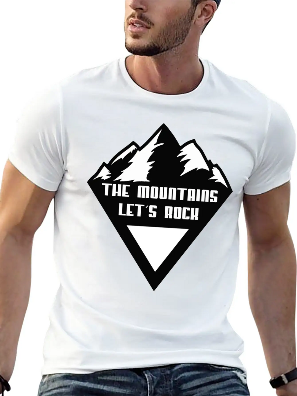 The Mountains Breathable Soft Cotton T-Shirt – Timeless Casual Look