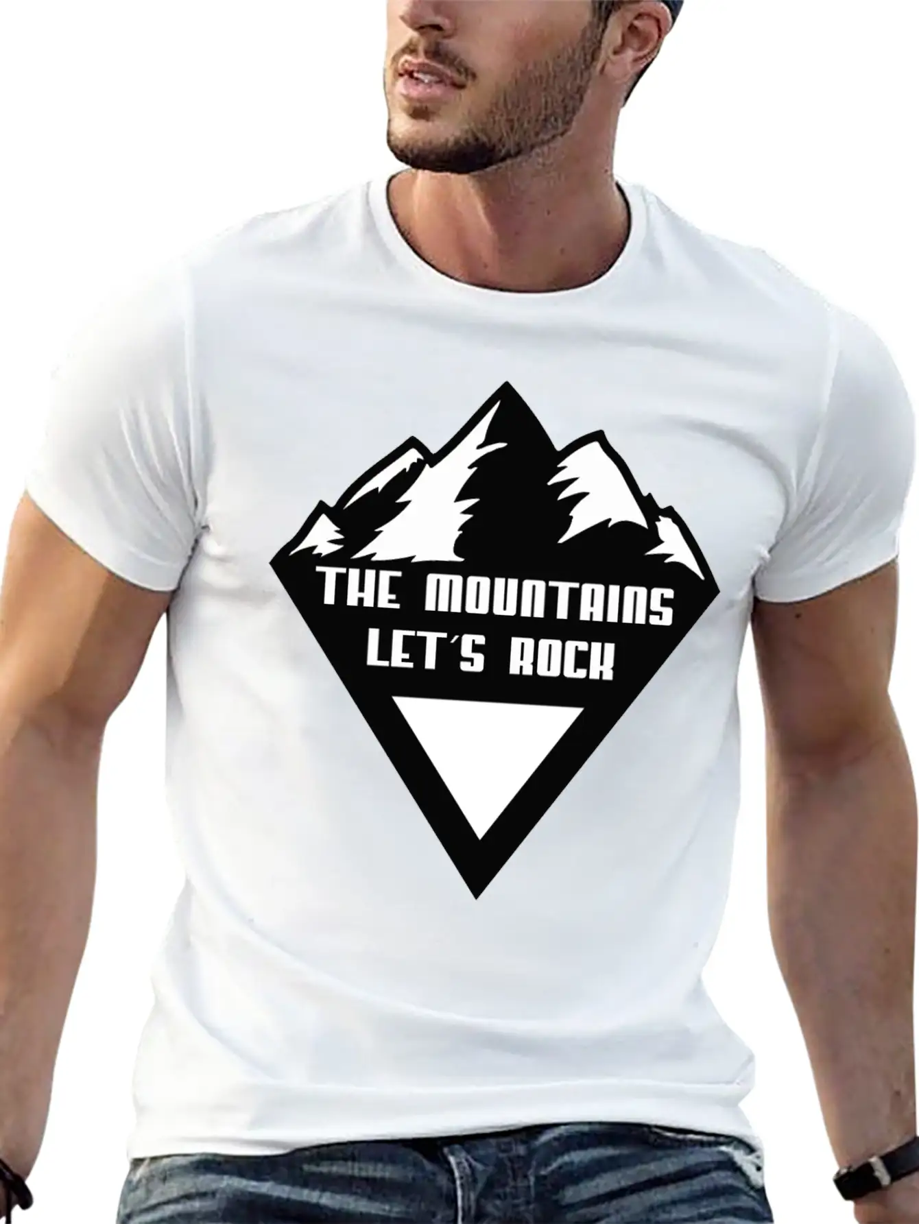 The Mountains Breathable Soft Cotton T-Shirt – Timeless Casual Look