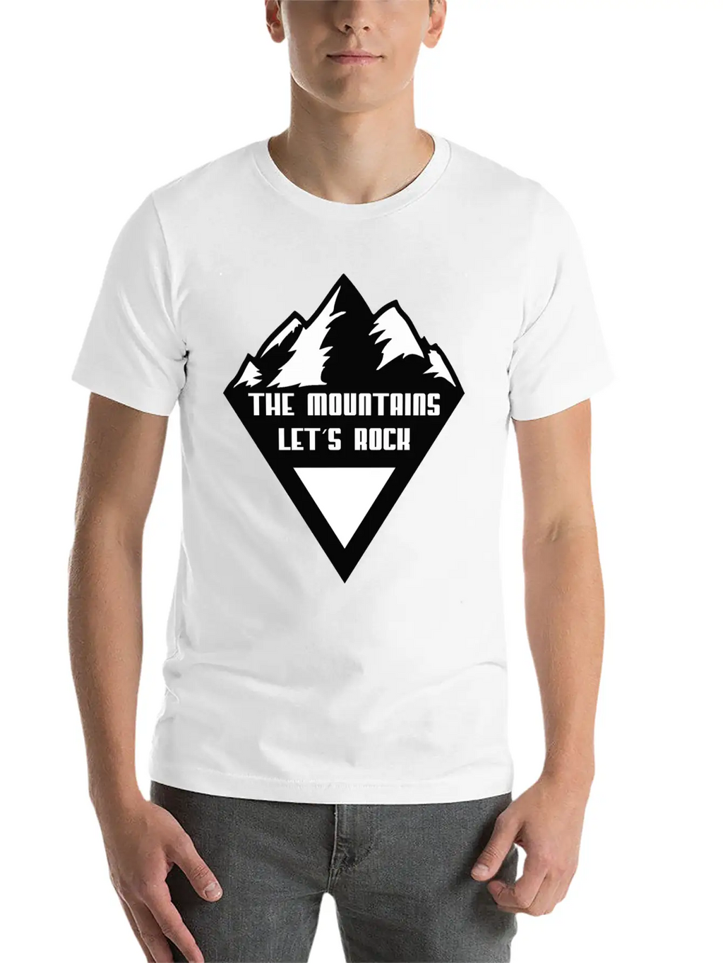 The Mountains Breathable Soft Cotton T-Shirt – Timeless Casual Look