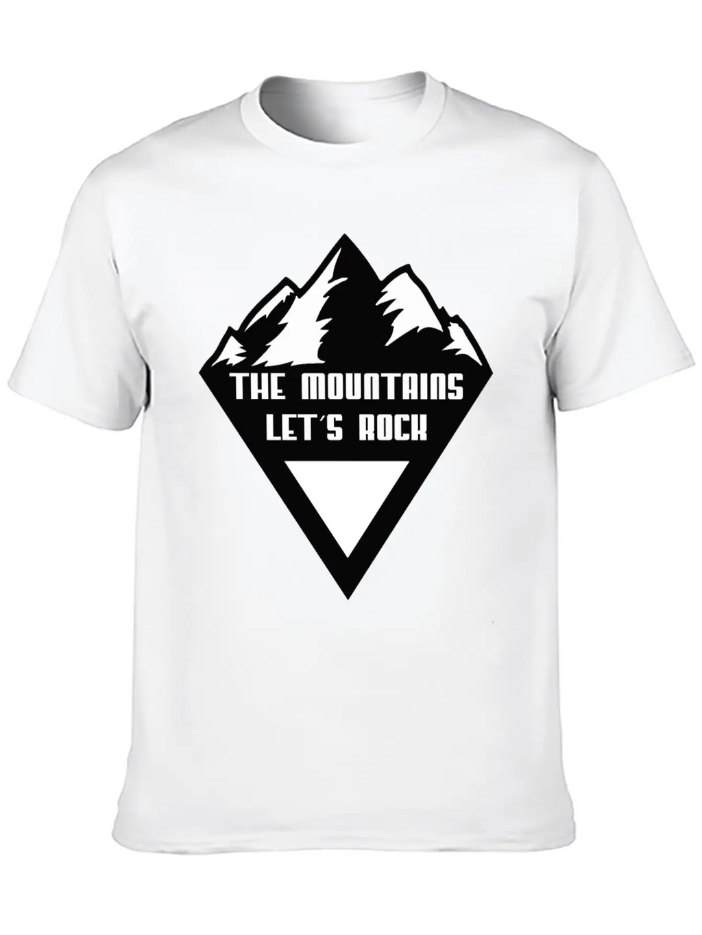The Mountains Breathable Soft Cotton T-Shirt – Timeless Casual Look