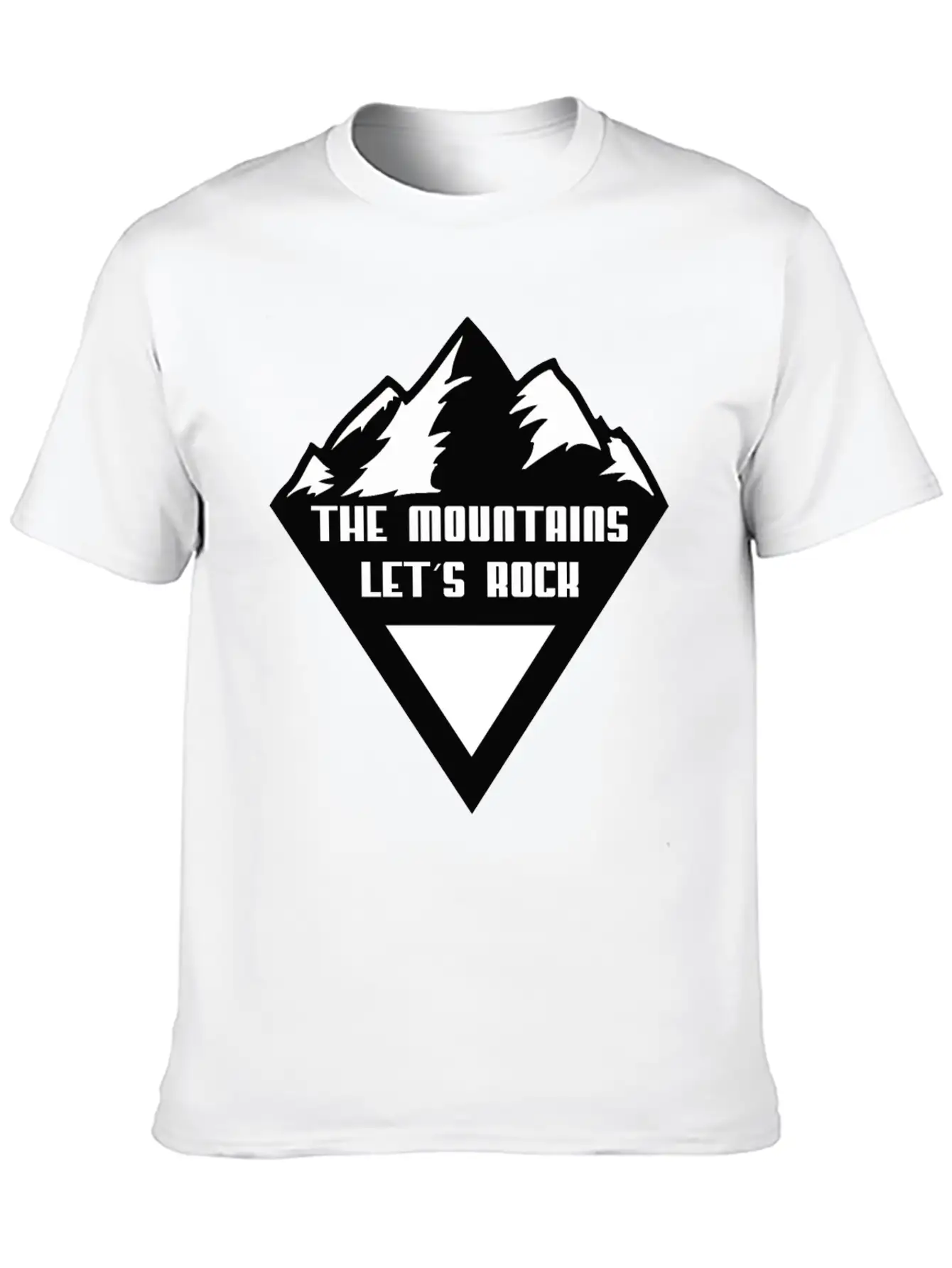 The Mountains Breathable Soft Cotton T-Shirt – Timeless Casual Look