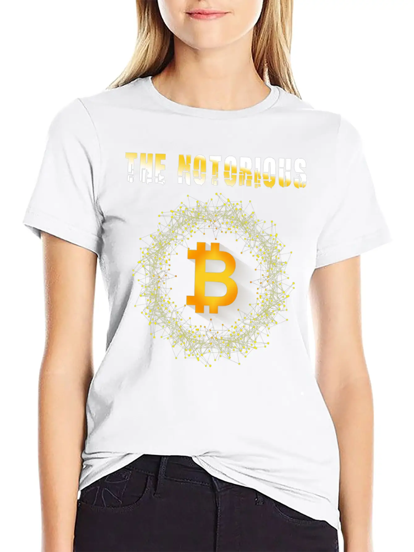 The Notorious Bitcoin -Cryptocurrency,Crypto Unisex Casual T-Shirt – Clean Design For Daily Comfort