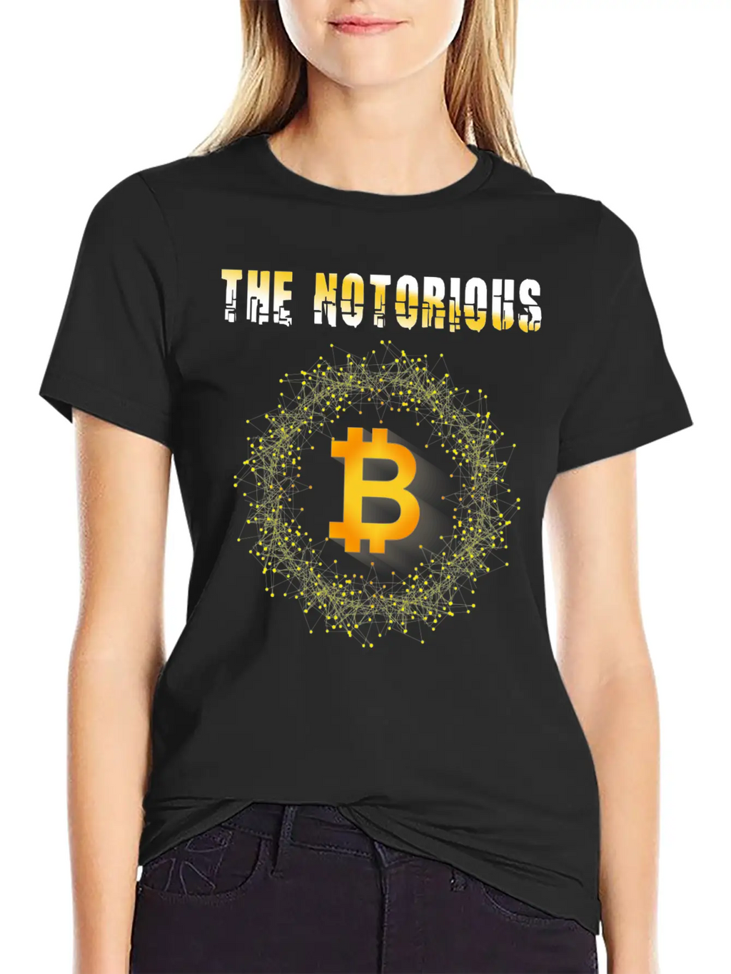 The Notorious Bitcoin -Cryptocurrency,Crypto Unisex Casual T-Shirt – Clean Design For Daily Comfort