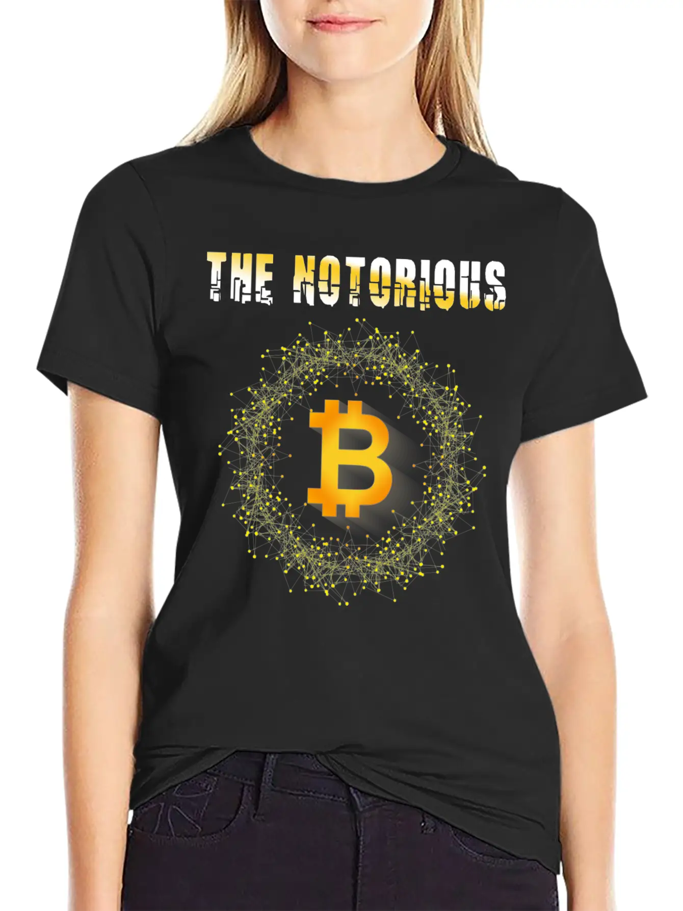 The Notorious Bitcoin -Cryptocurrency,Crypto Unisex Casual T-Shirt – Clean Design For Daily Comfort