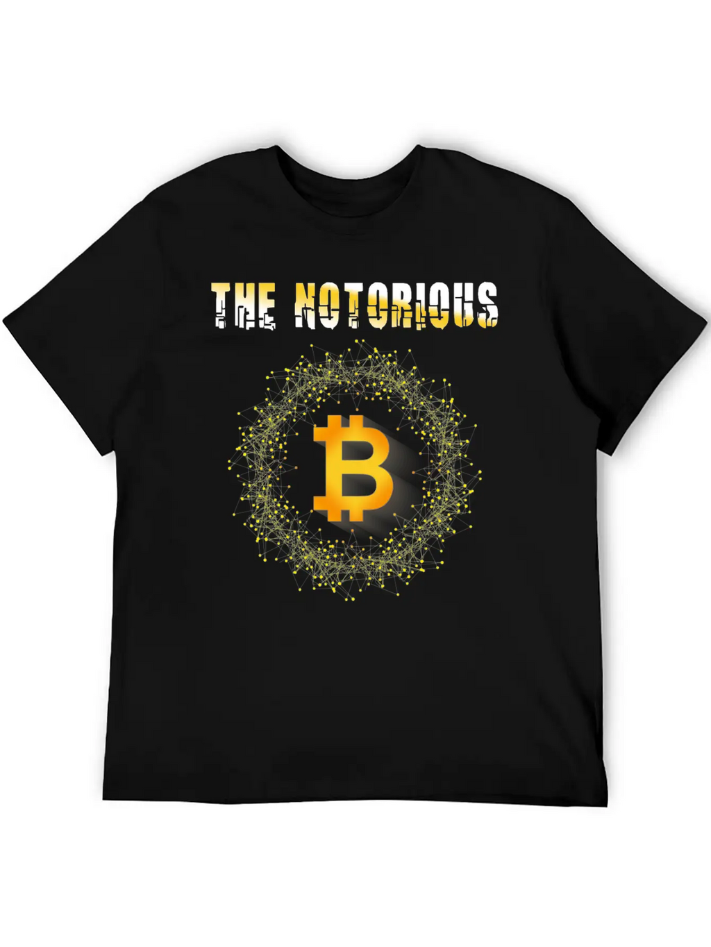 The Notorious Bitcoin -Cryptocurrency,Crypto Unisex Casual T-Shirt – Clean Design For Daily Comfort
