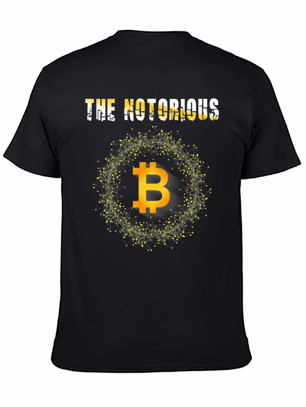 The Notorious Bitcoin -Cryptocurrency,Crypto Unisex Casual T-Shirt – Clean Design For Daily Comfort