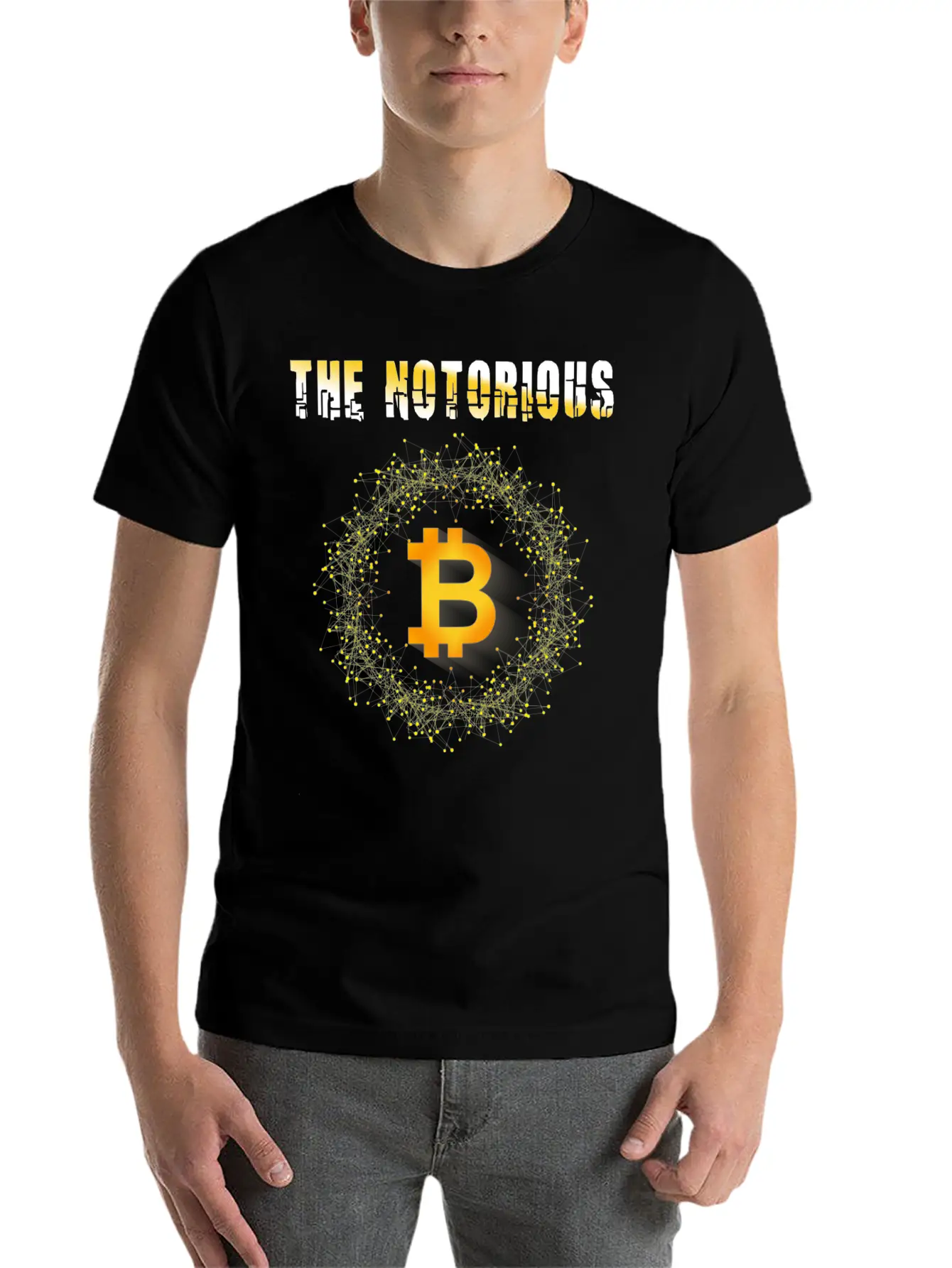 The Notorious Bitcoin -Cryptocurrency,Crypto Unisex Casual T-Shirt – Clean Design For Daily Comfort